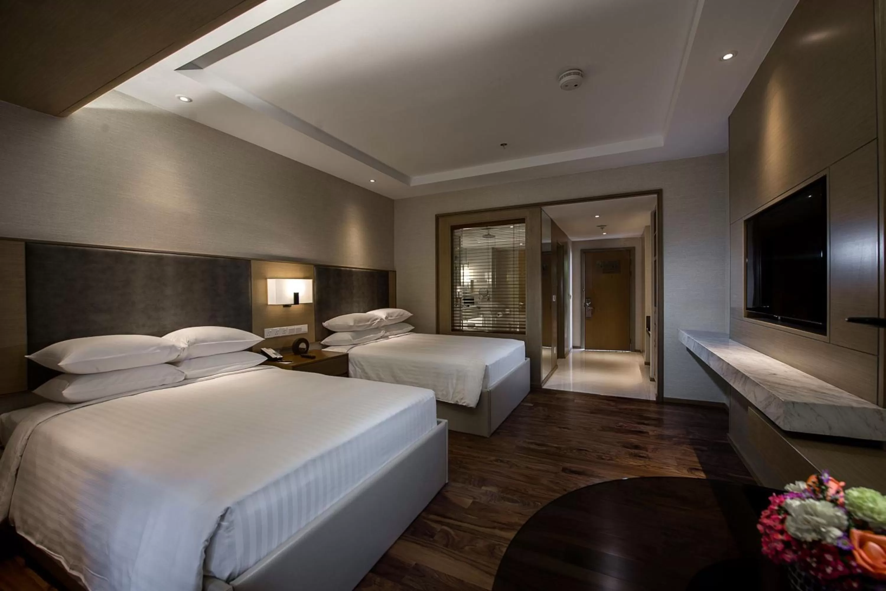 Photo of the whole room, Bed in Miri Marriott Resort & Spa