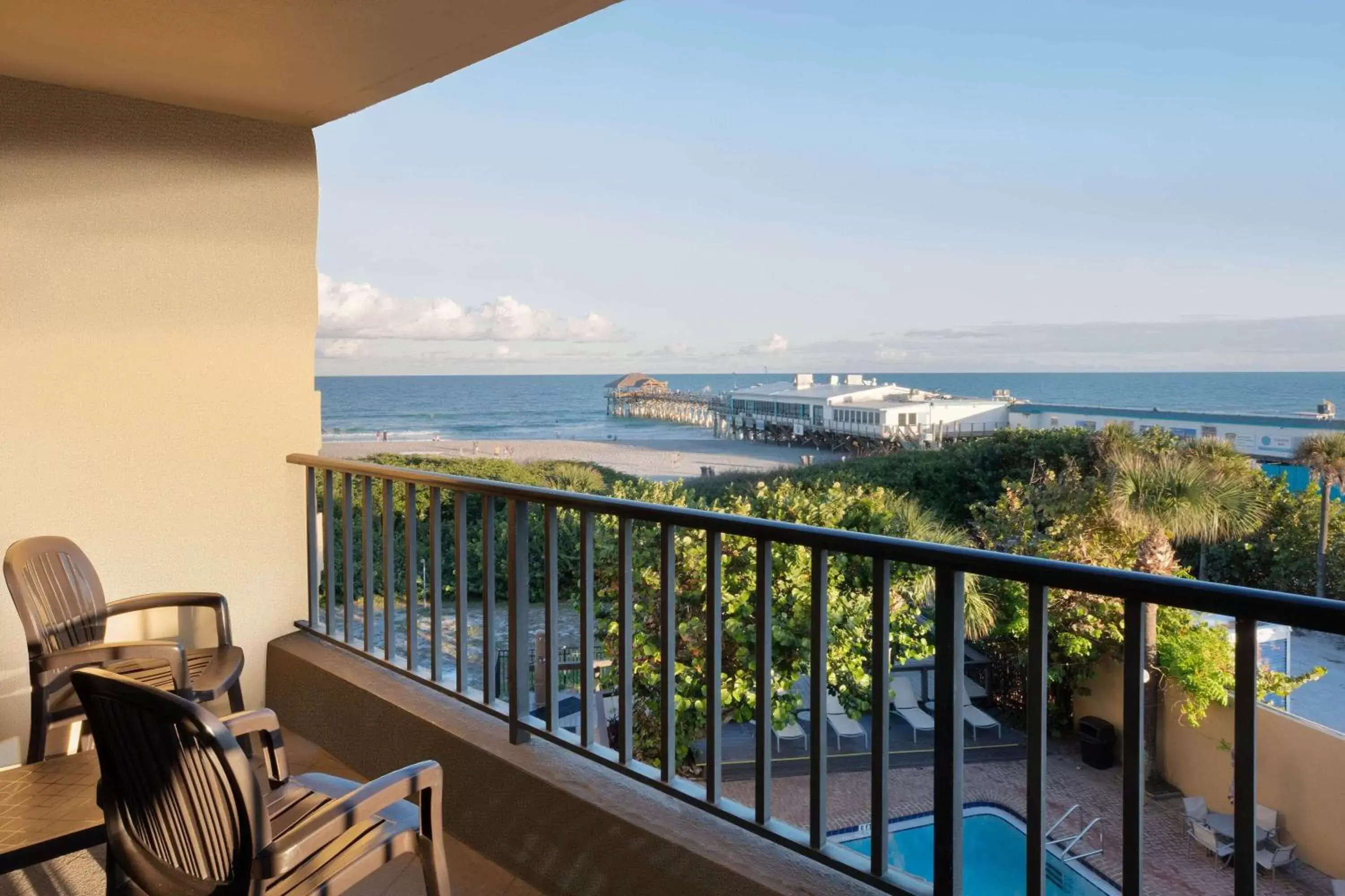 Photo of the whole room, Balcony/Terrace in La Quinta by Wyndham Cocoa Beach Oceanfront