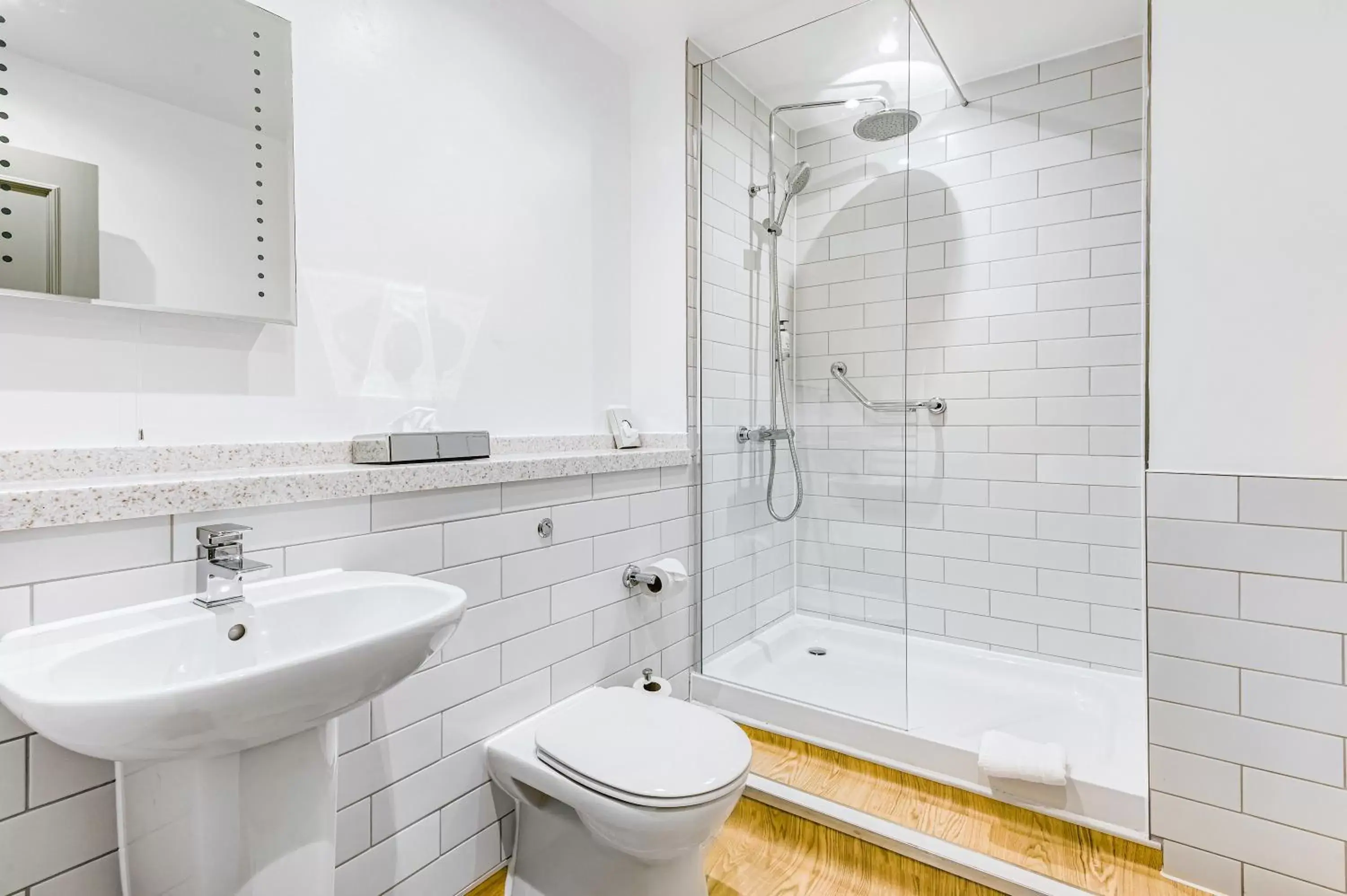 Shower, Bathroom in Inn on the Lake by Innkeeper's Collection