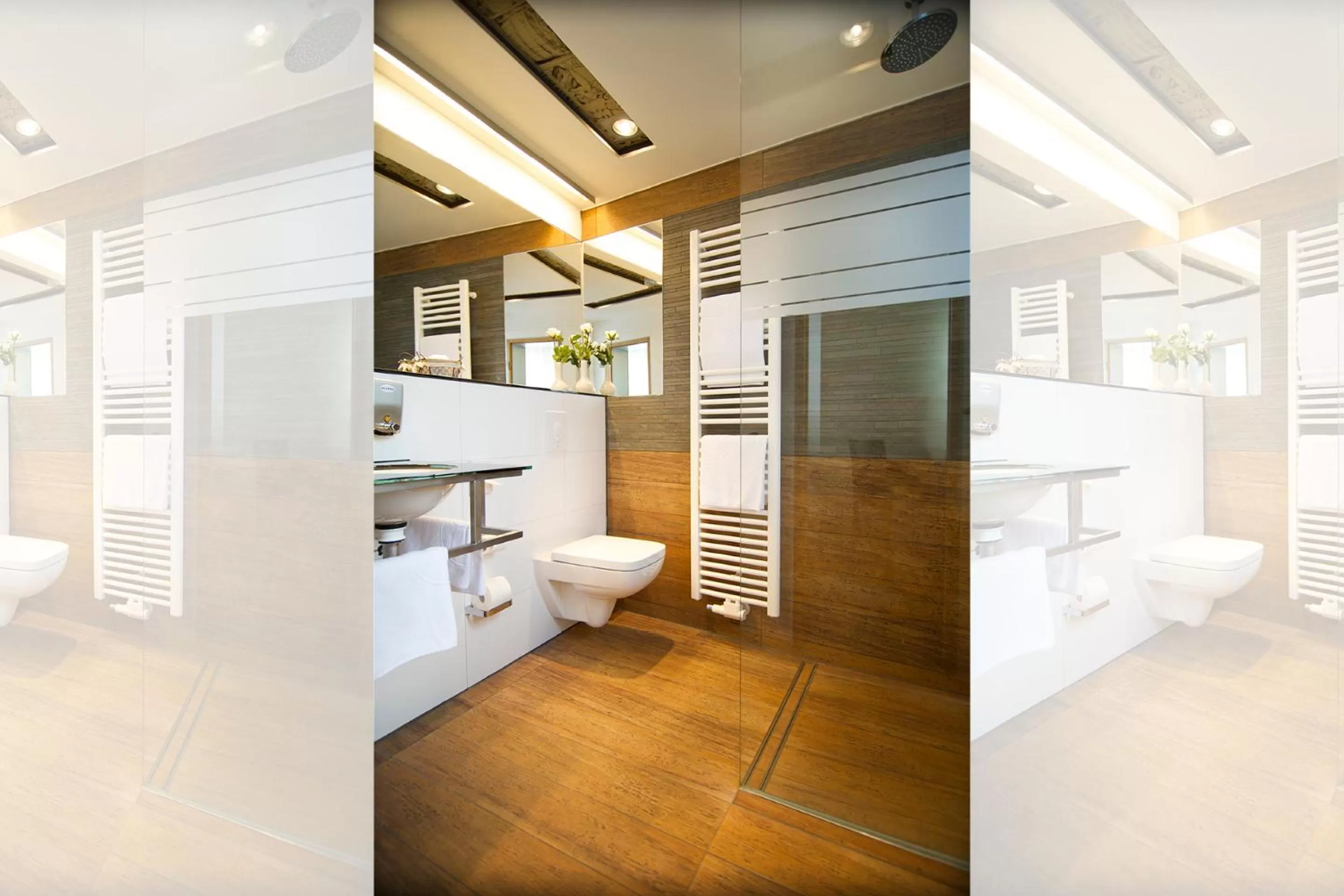 Bathroom in Sperber Bräu - 3-Sterne-Superior Hotel mit Gasthof und eigener Brauerei - kein Ruhetag