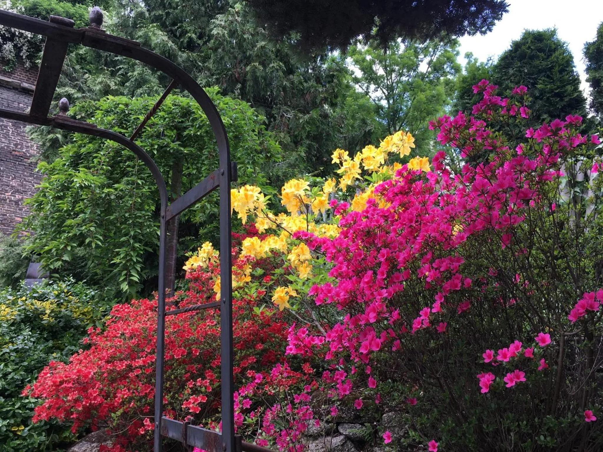 Garden view in Romantik Hotel U Raka