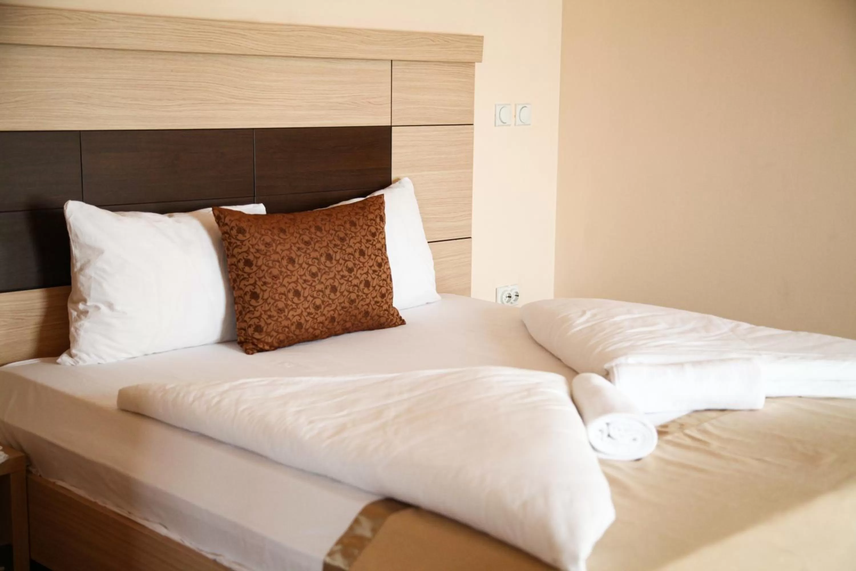 Bed in S Club Resort Hotel Aqua Park and Spa