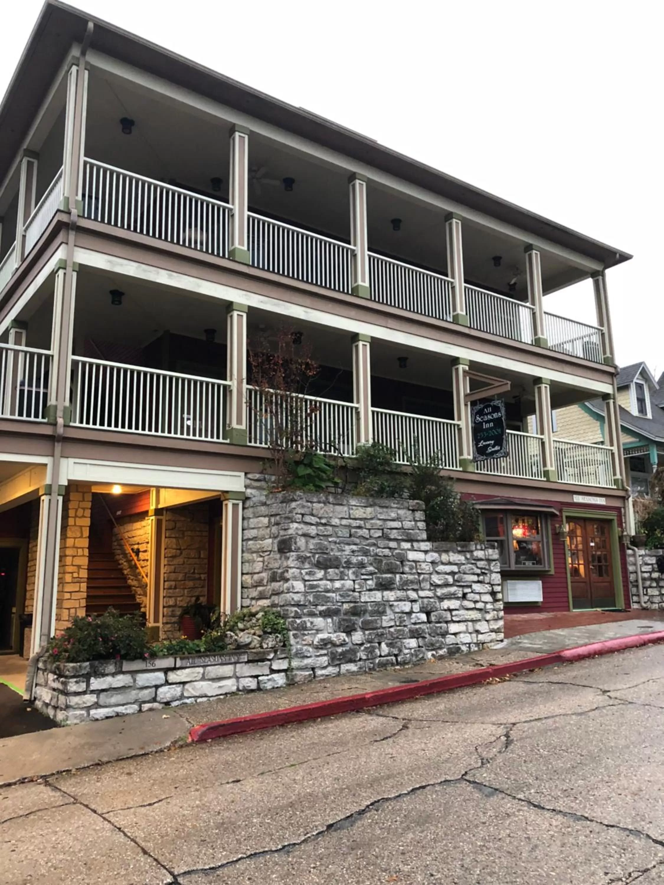 Property building in All Seasons Inn