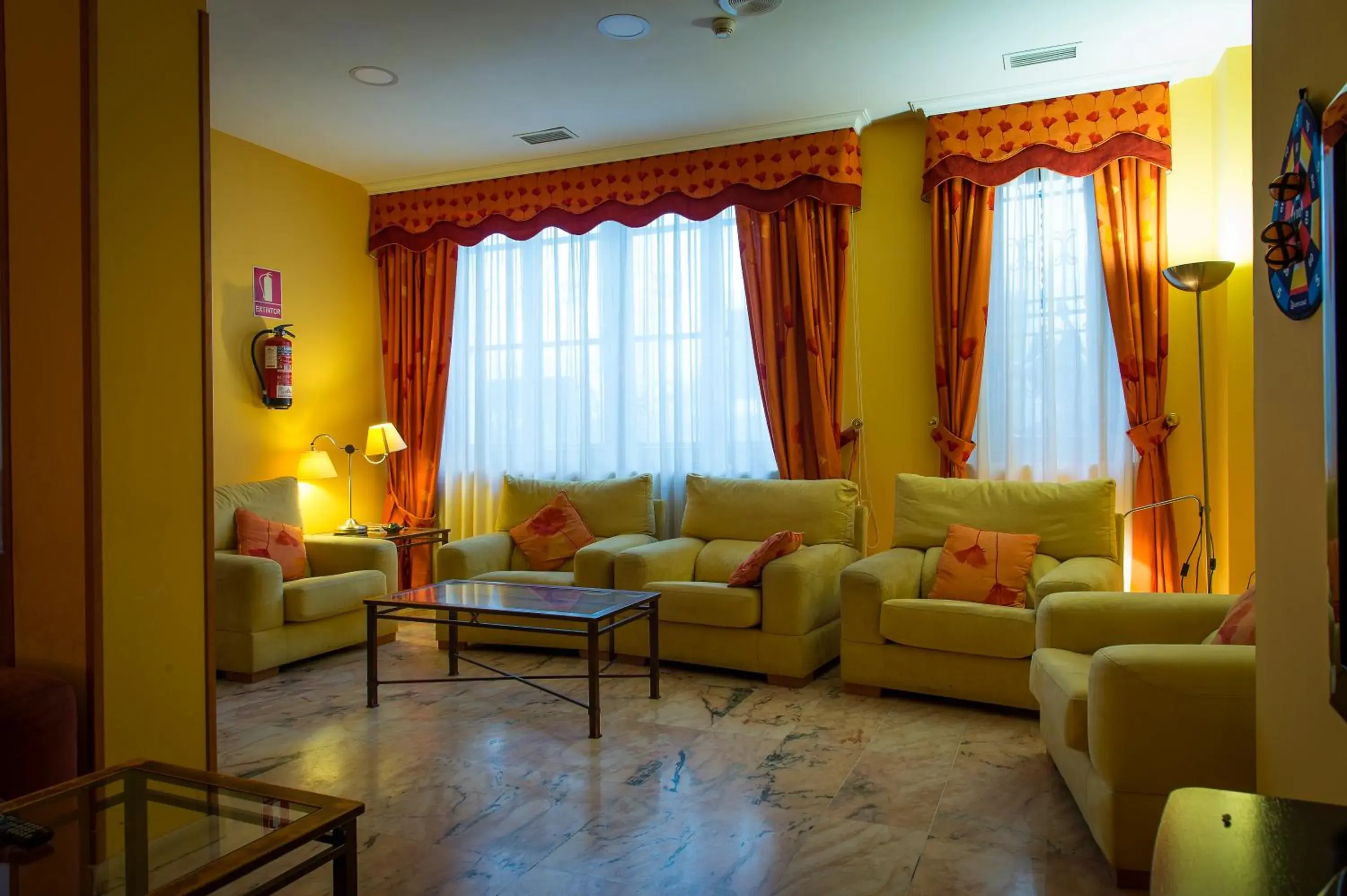 Seating Area in Hotel Castilla