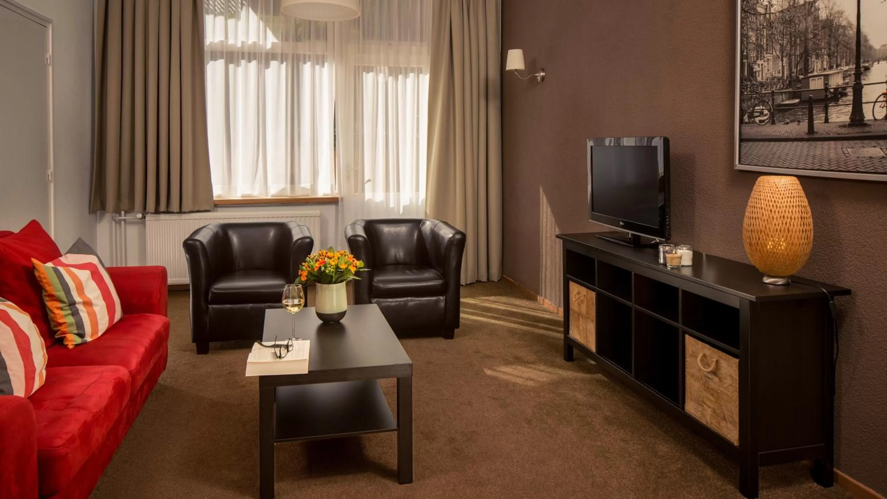 Living room in Appartementen Valkenburg