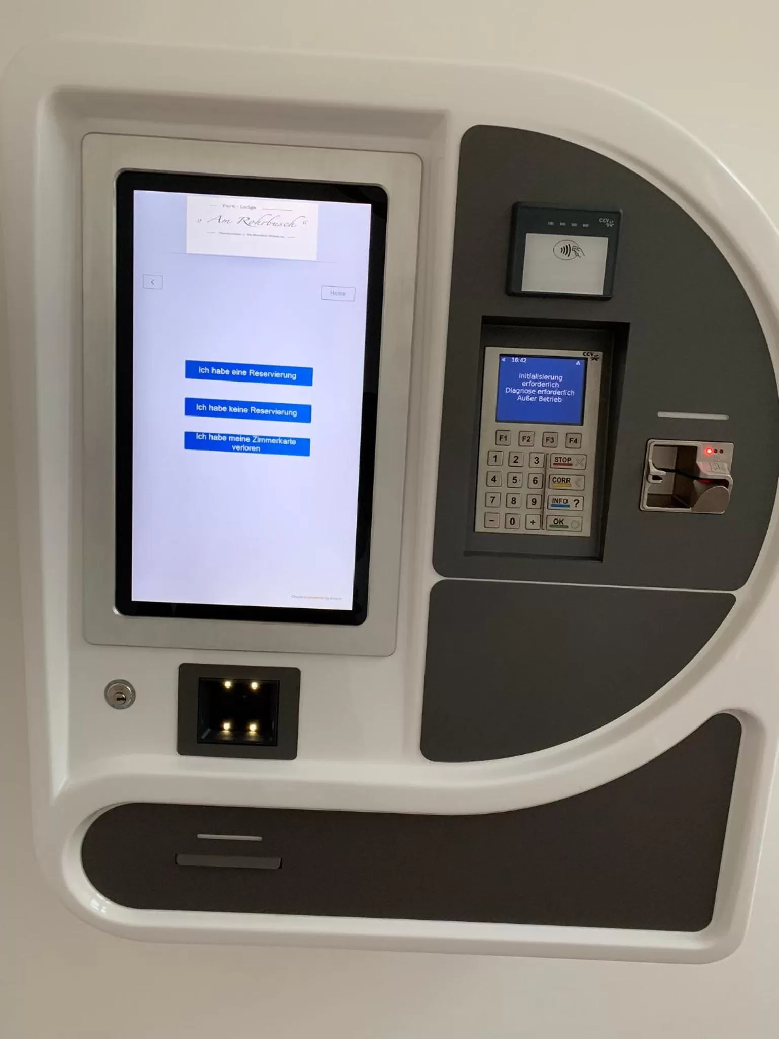 Lobby or reception in Park-Lodge Am Rohrbusch