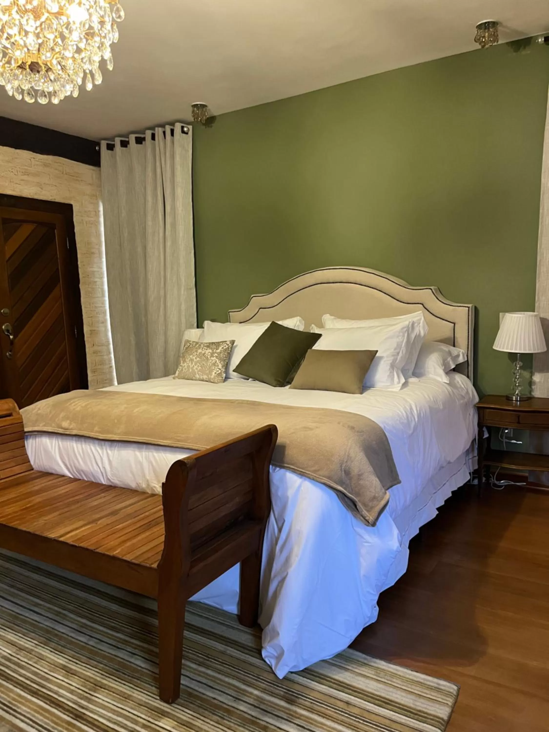 Bed in Pousada Dona Bendita