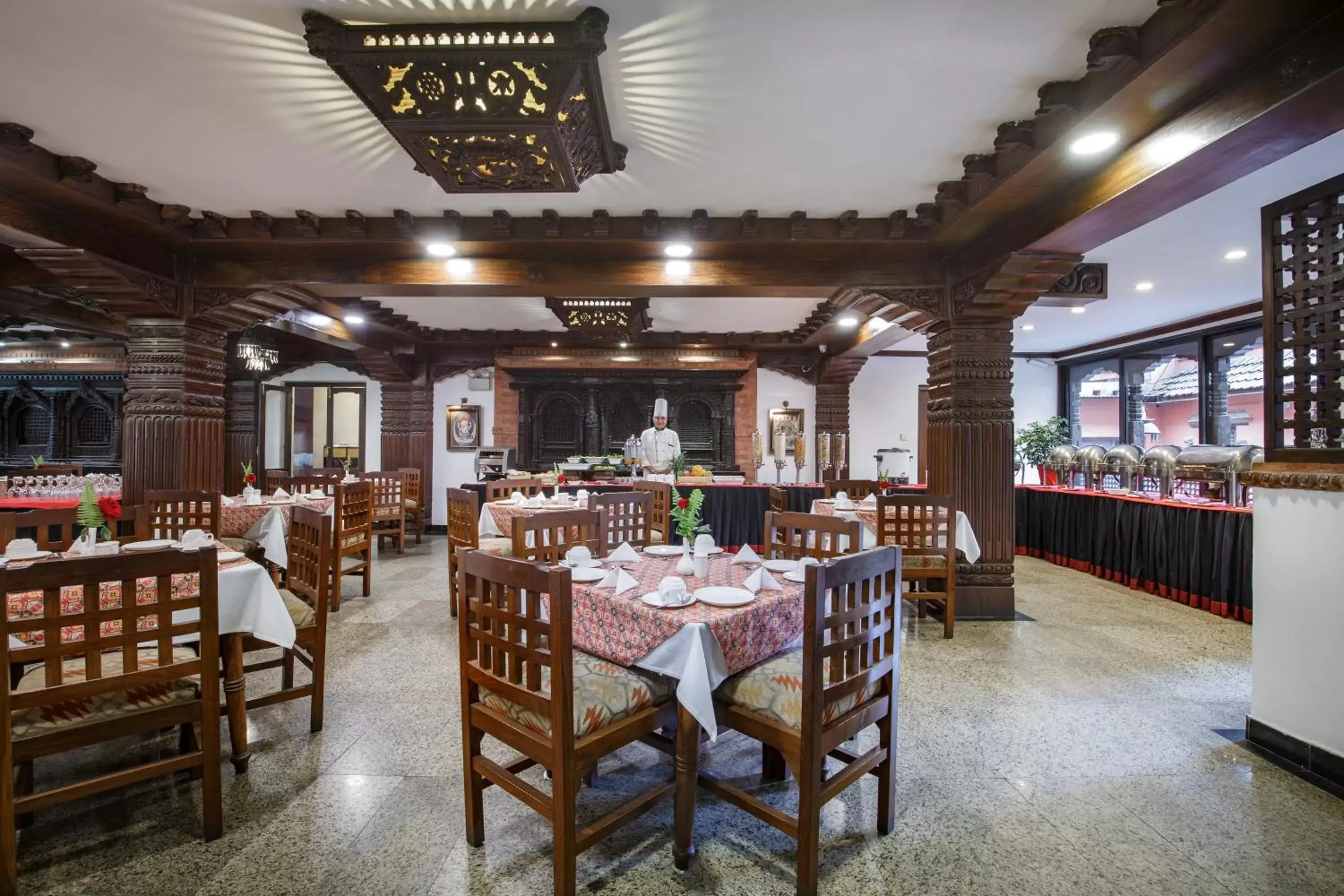 Restaurant/Places to Eat in Hotel Manaslu