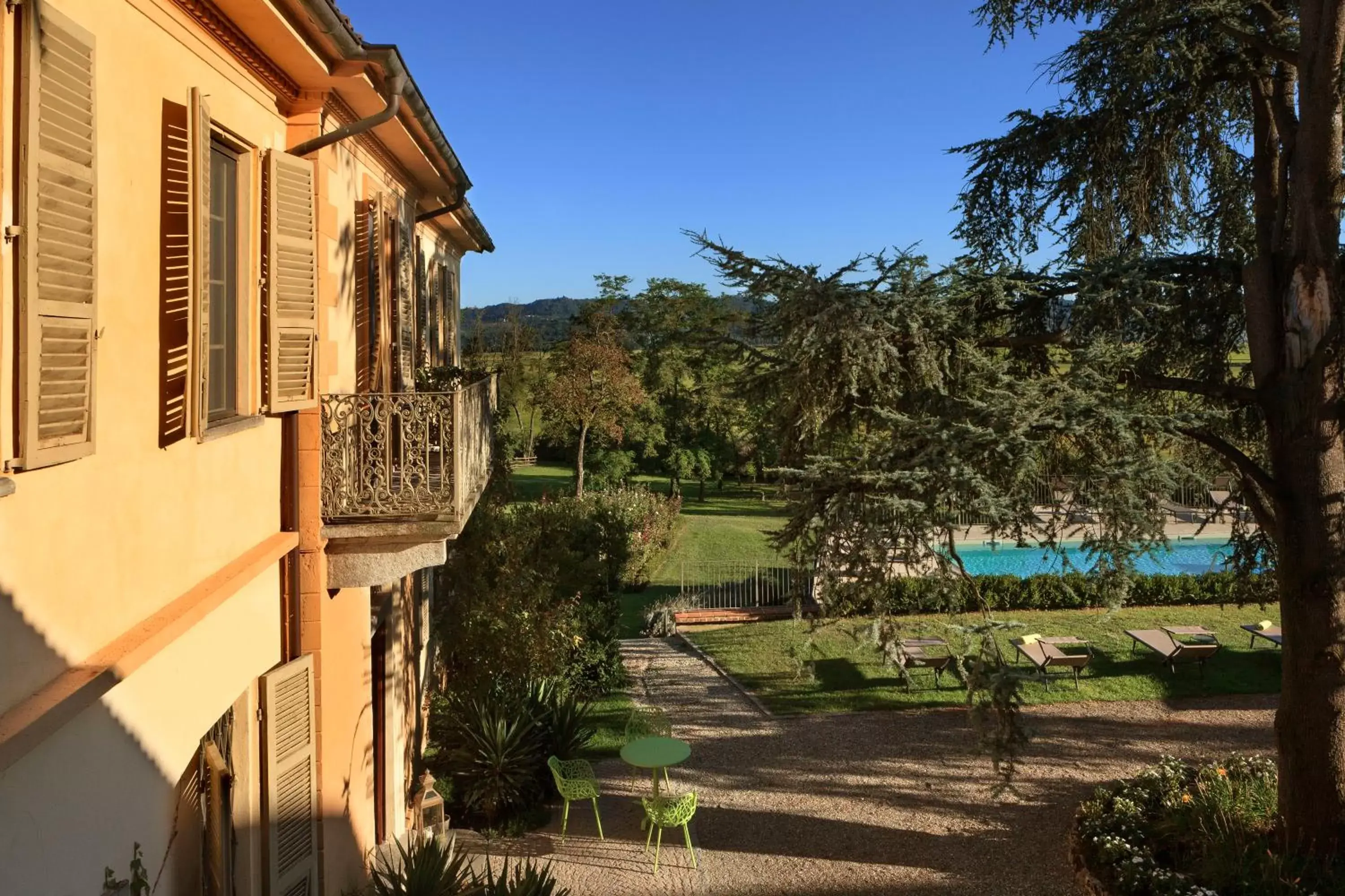 Garden view in Borgo Ramezzana Country House