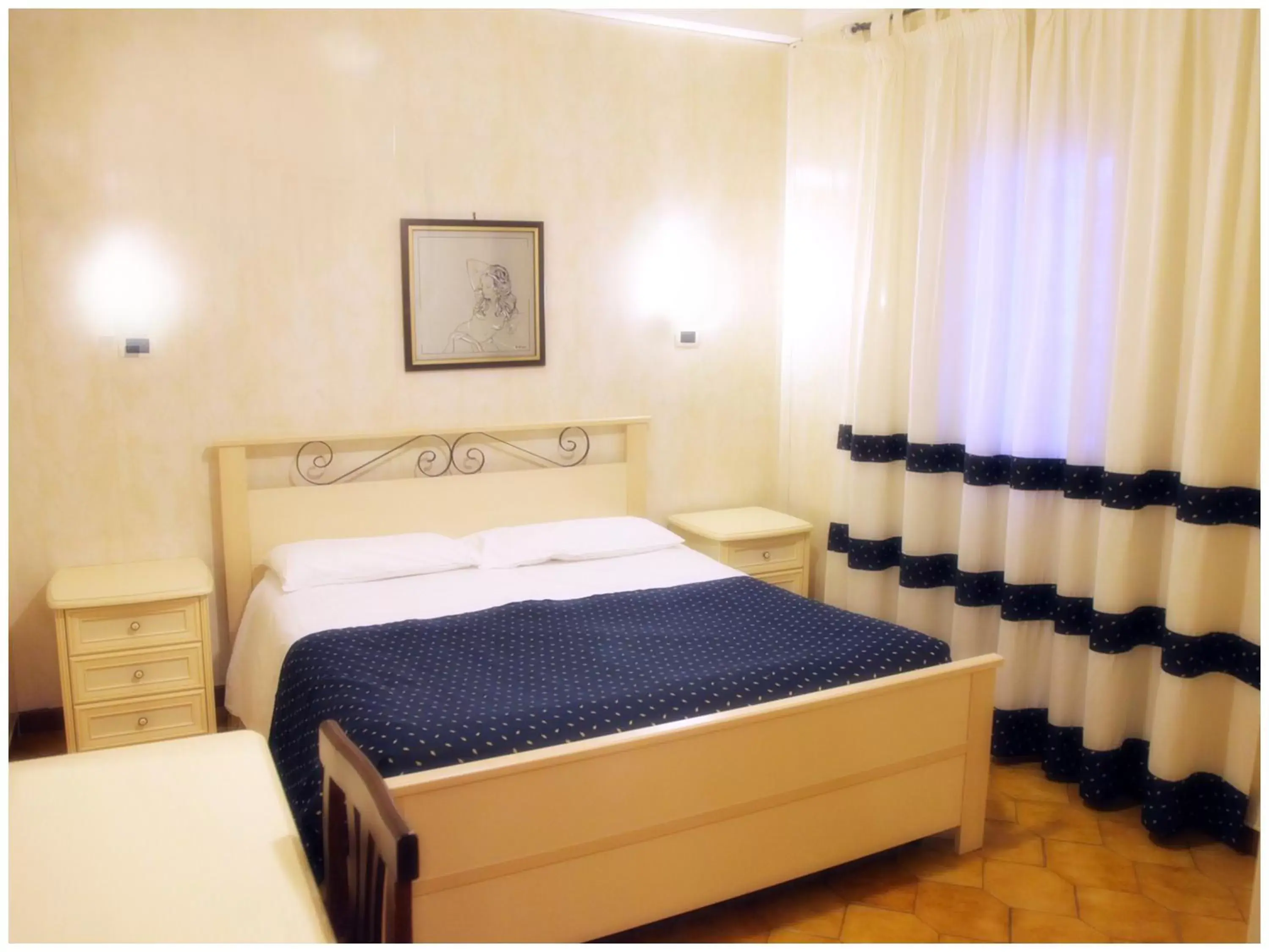 Bed in Hotel Pisani