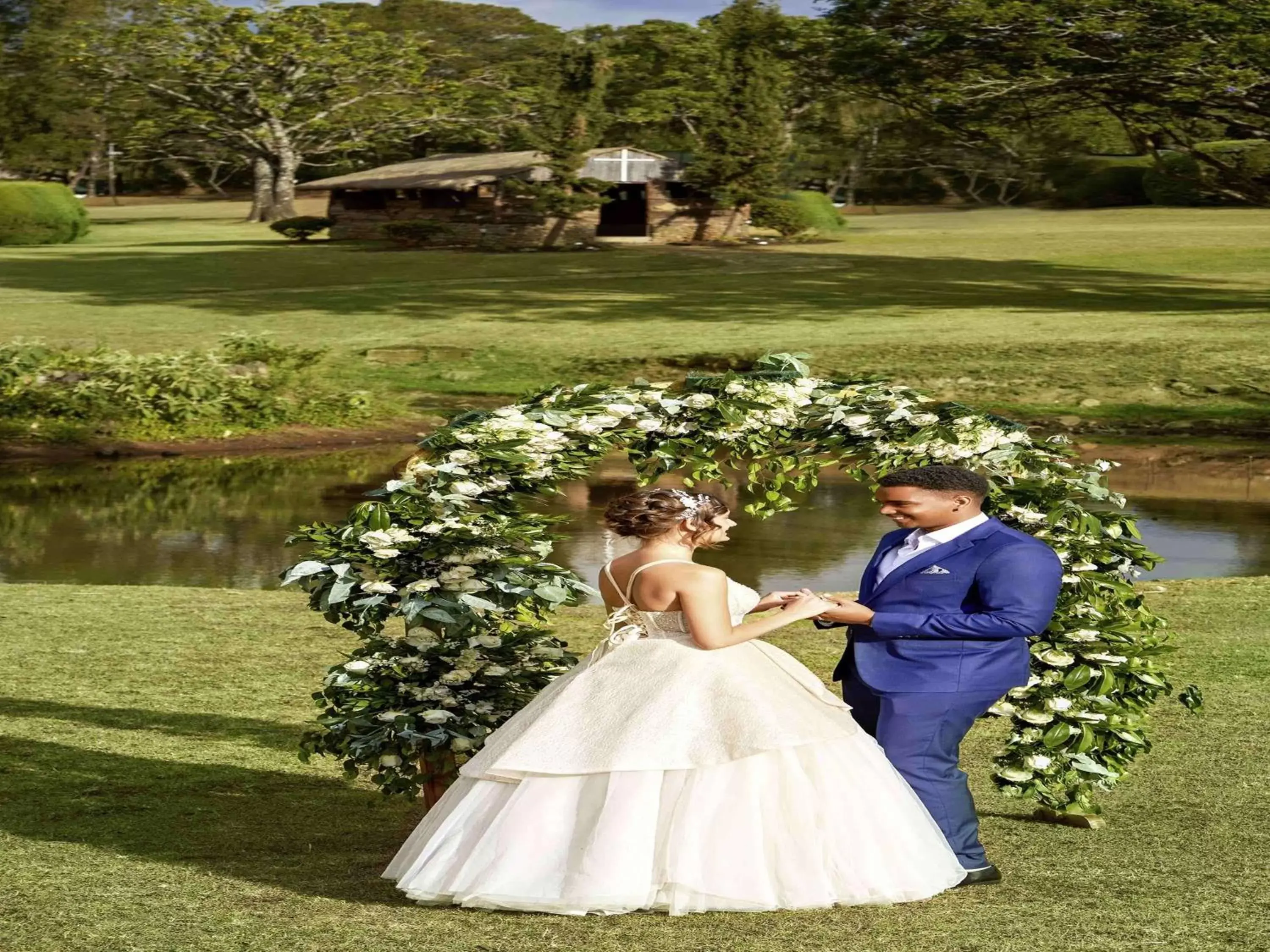wedding in Fairmont Mount Kenya Safari Club