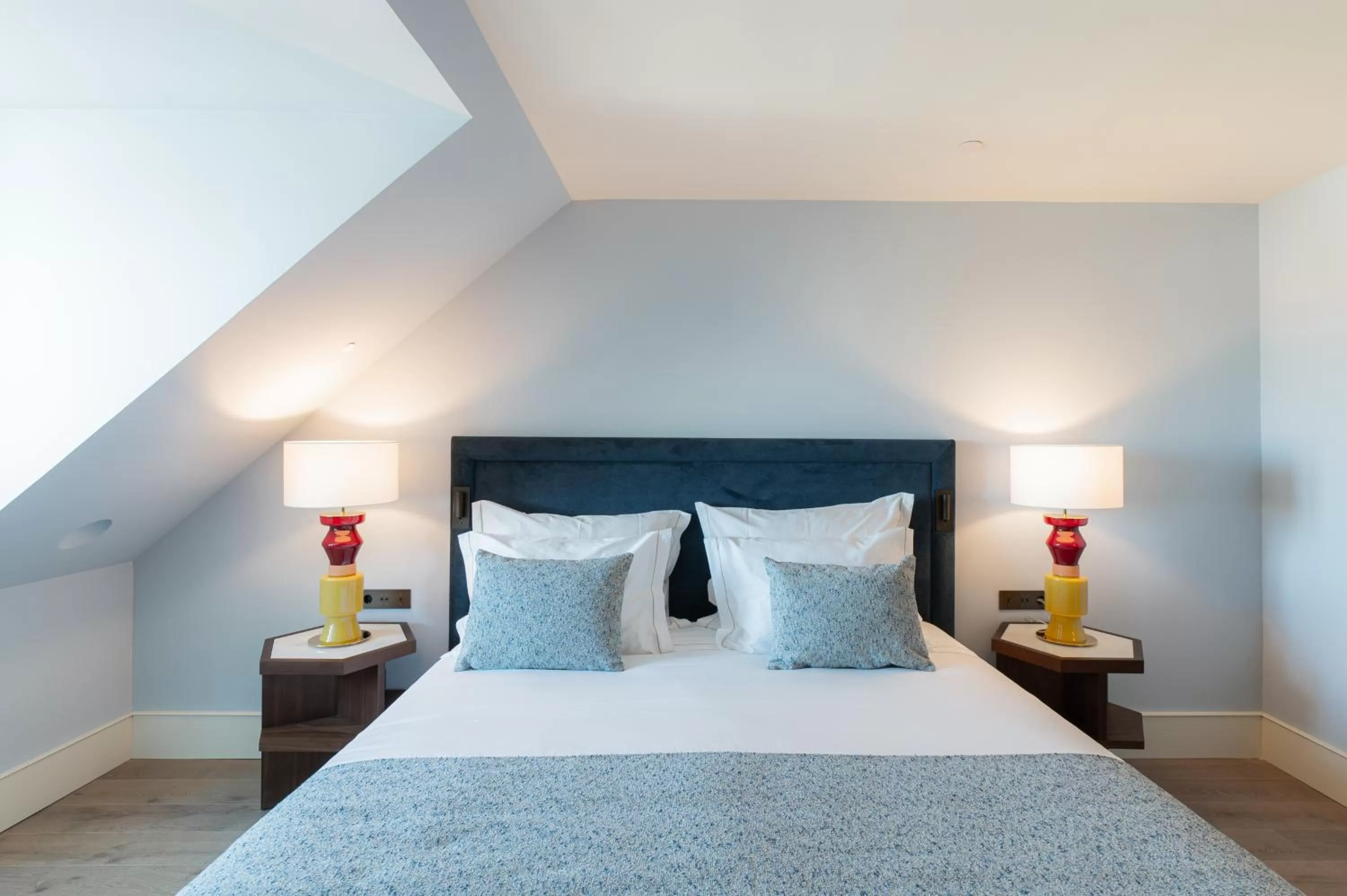 Bed in Palácio Ludovice Wine Experience Hotel