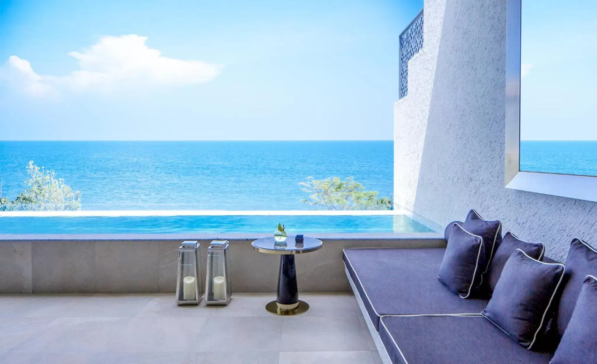 Balcony/Terrace in Baba Beach Club Hua Hin Luxury Pool Villa by Sri panwa