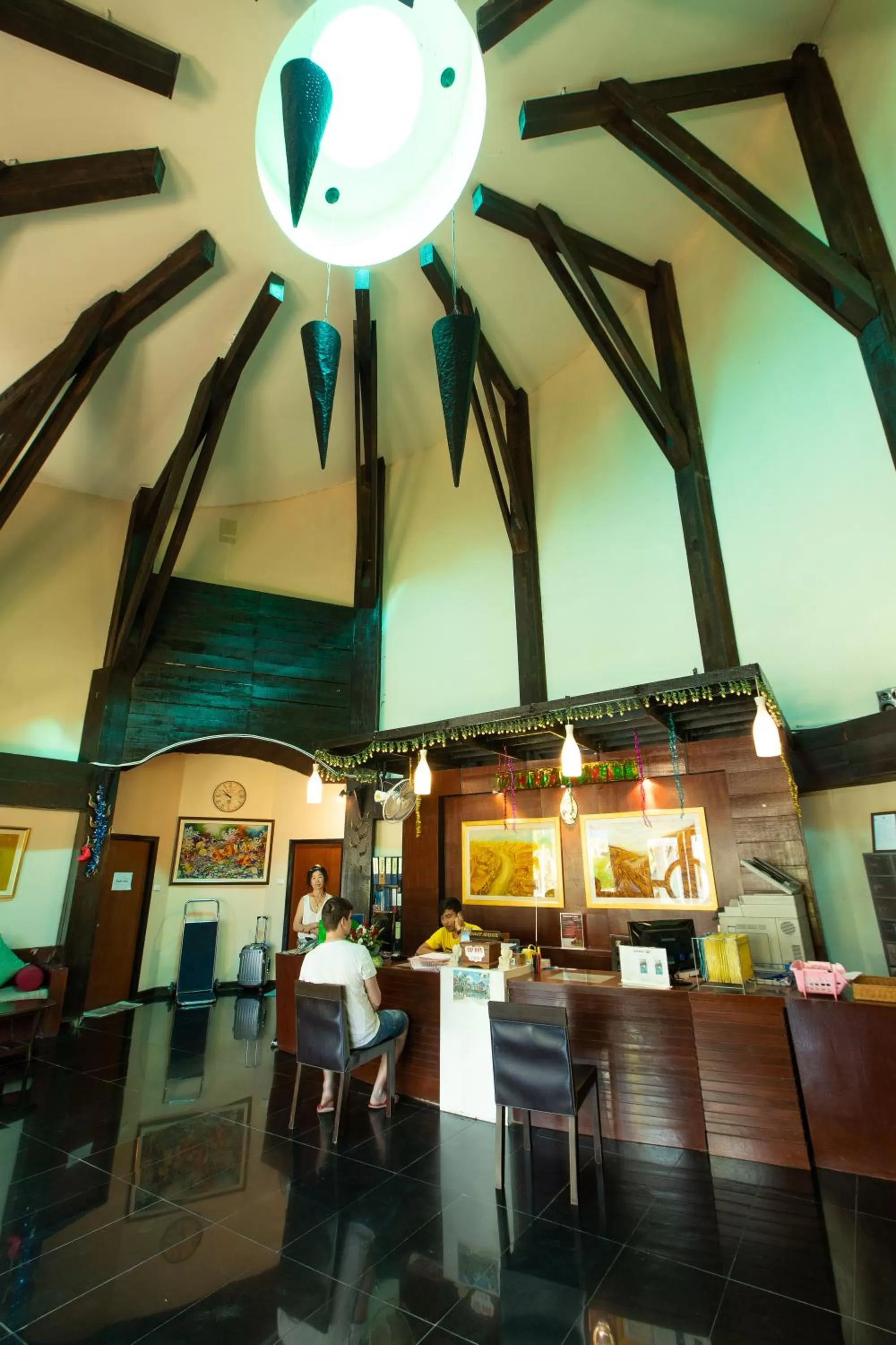 Lobby or reception in Ao Nang Timber House