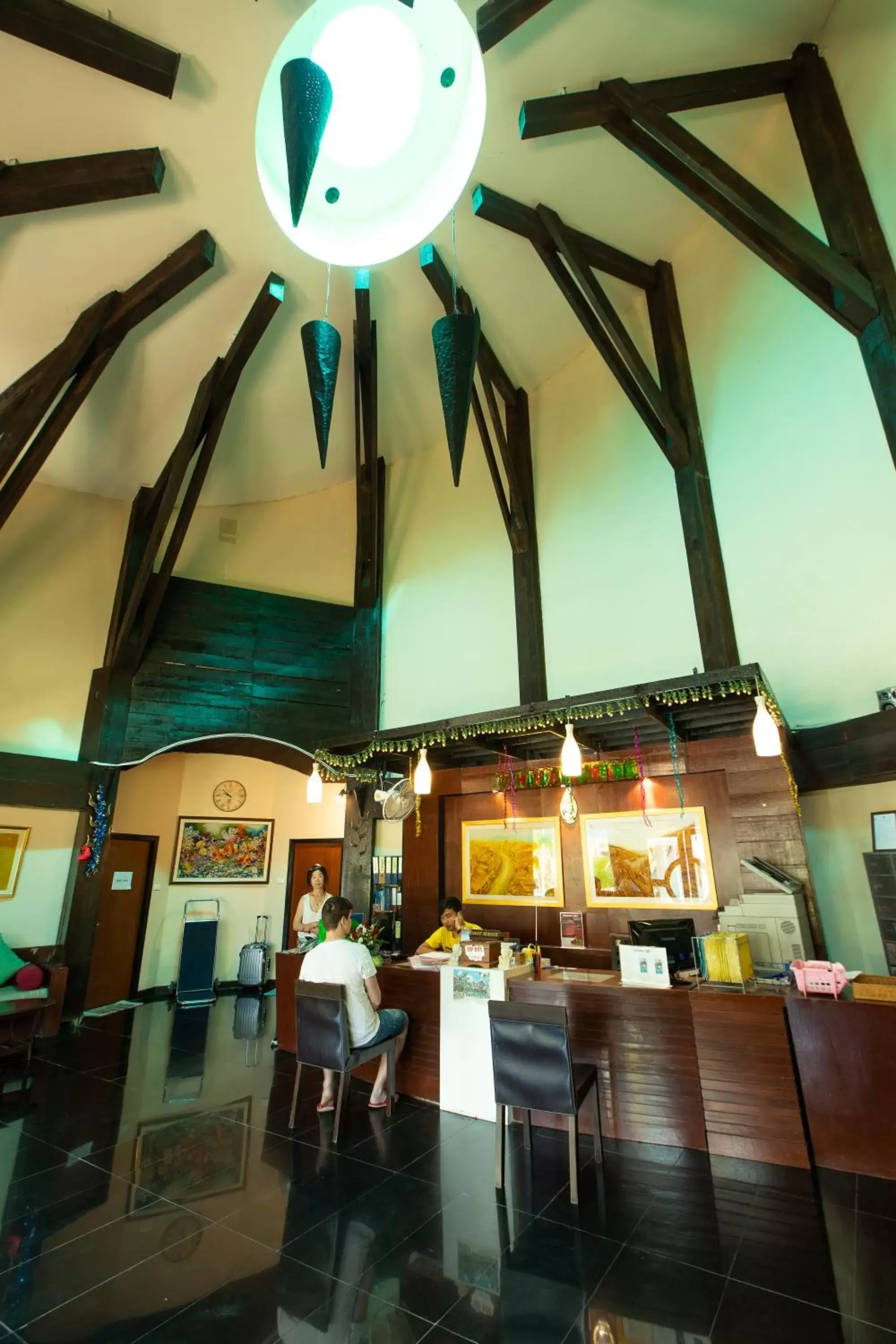 Lobby or reception in Ao Nang Timber House Lobby or reception in Ao Nang Timber House