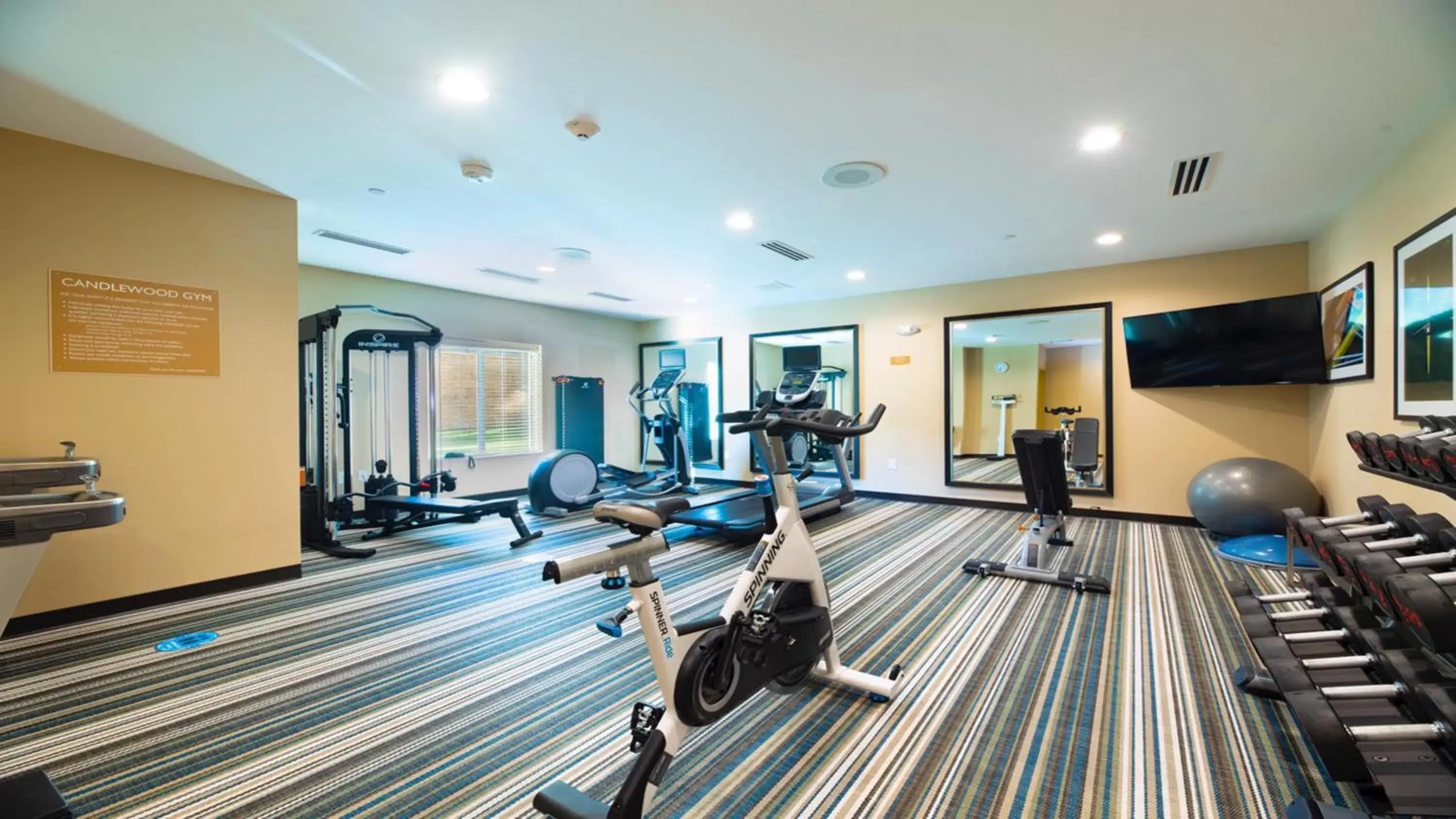 Fitness centre/facilities, Fitness Center/Facilities in Candlewood Suites - Dumfries - Quantico, an IHG Hotel