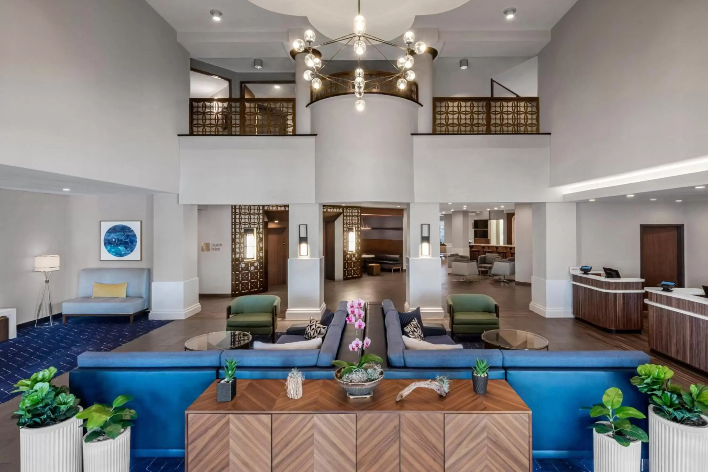 Lobby or reception, Seating Area in Courtyard by Marriott San Diego Miramar