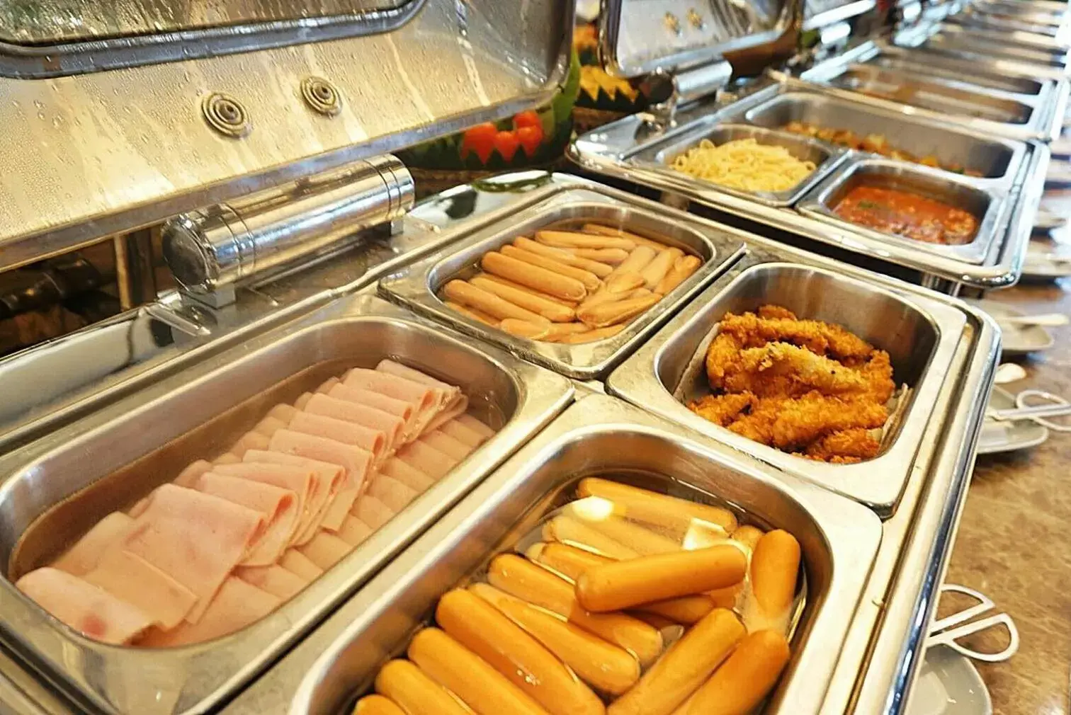 American breakfast in KTK Pattaya Hotel & Residence