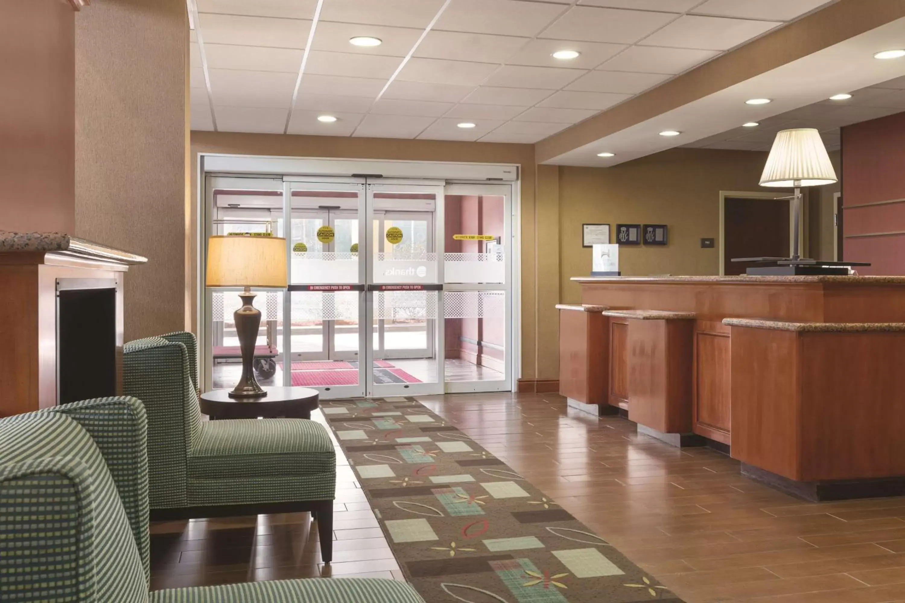 Lobby or reception in Hampton Inn & Suites Greenfield Lobby or reception in Hampton Inn & Suites Greenfield