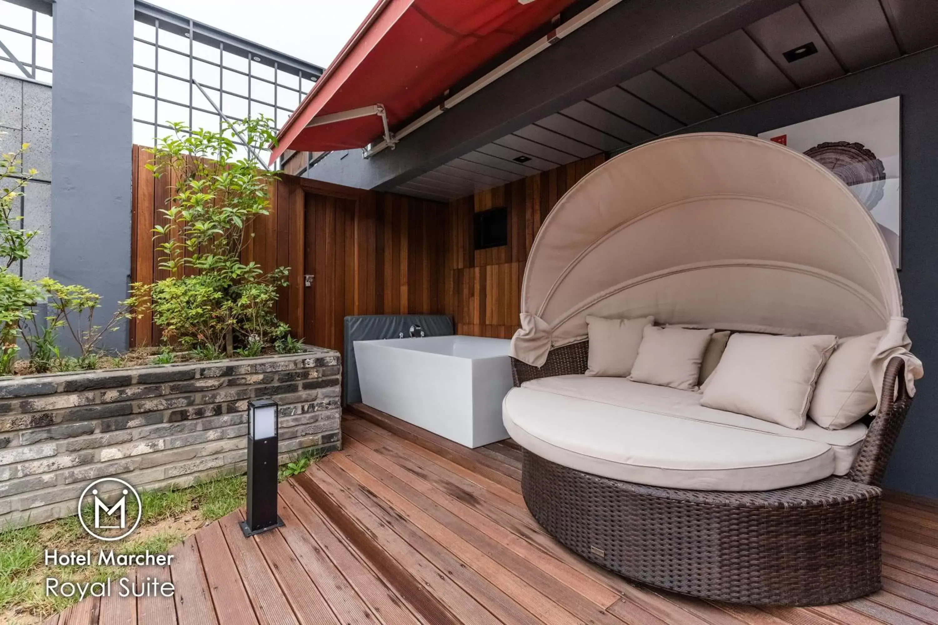 Balcony/Terrace in Hotel Marcher