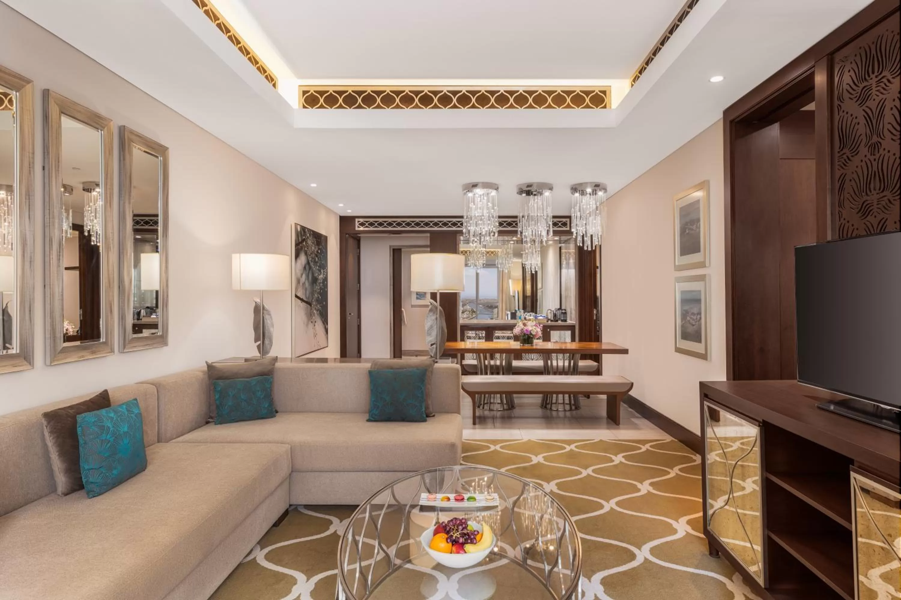 Living room in Hilton Dubai Al Habtoor City