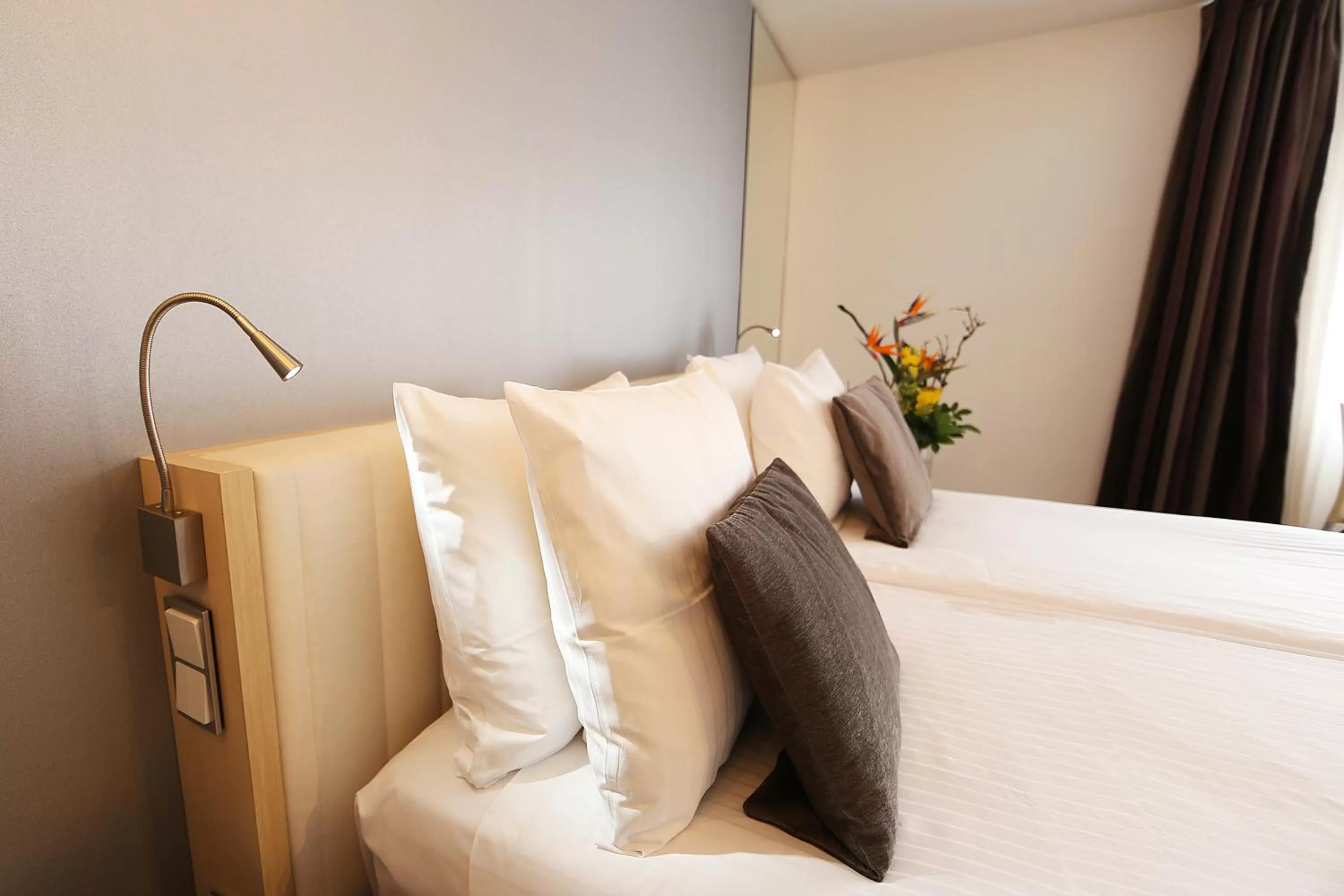 Bed in Abba Berlin Hotel