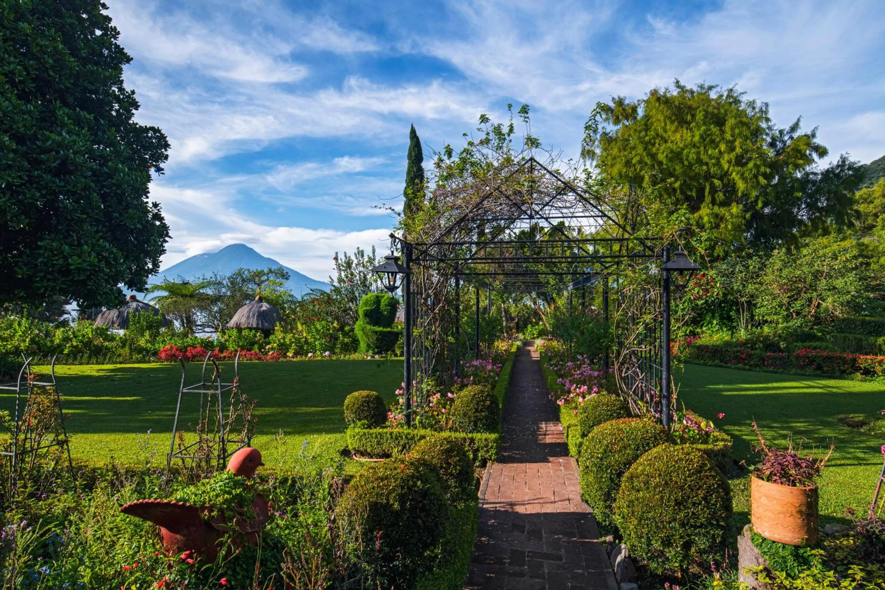 Garden in Hotel Atitlan