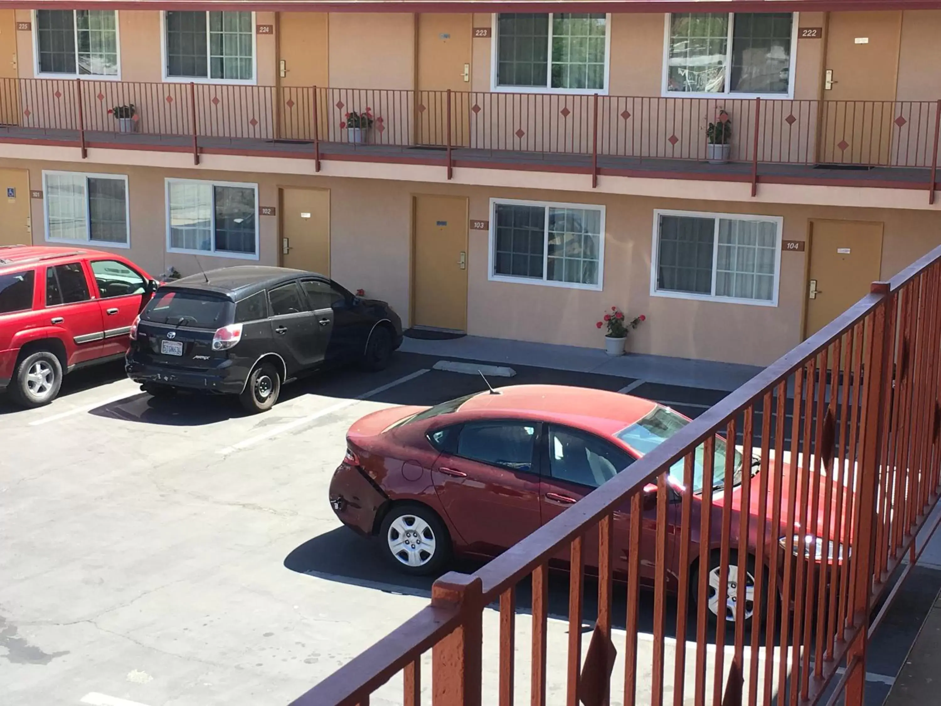 Property building in Americas Best Value Inn Beaumont California