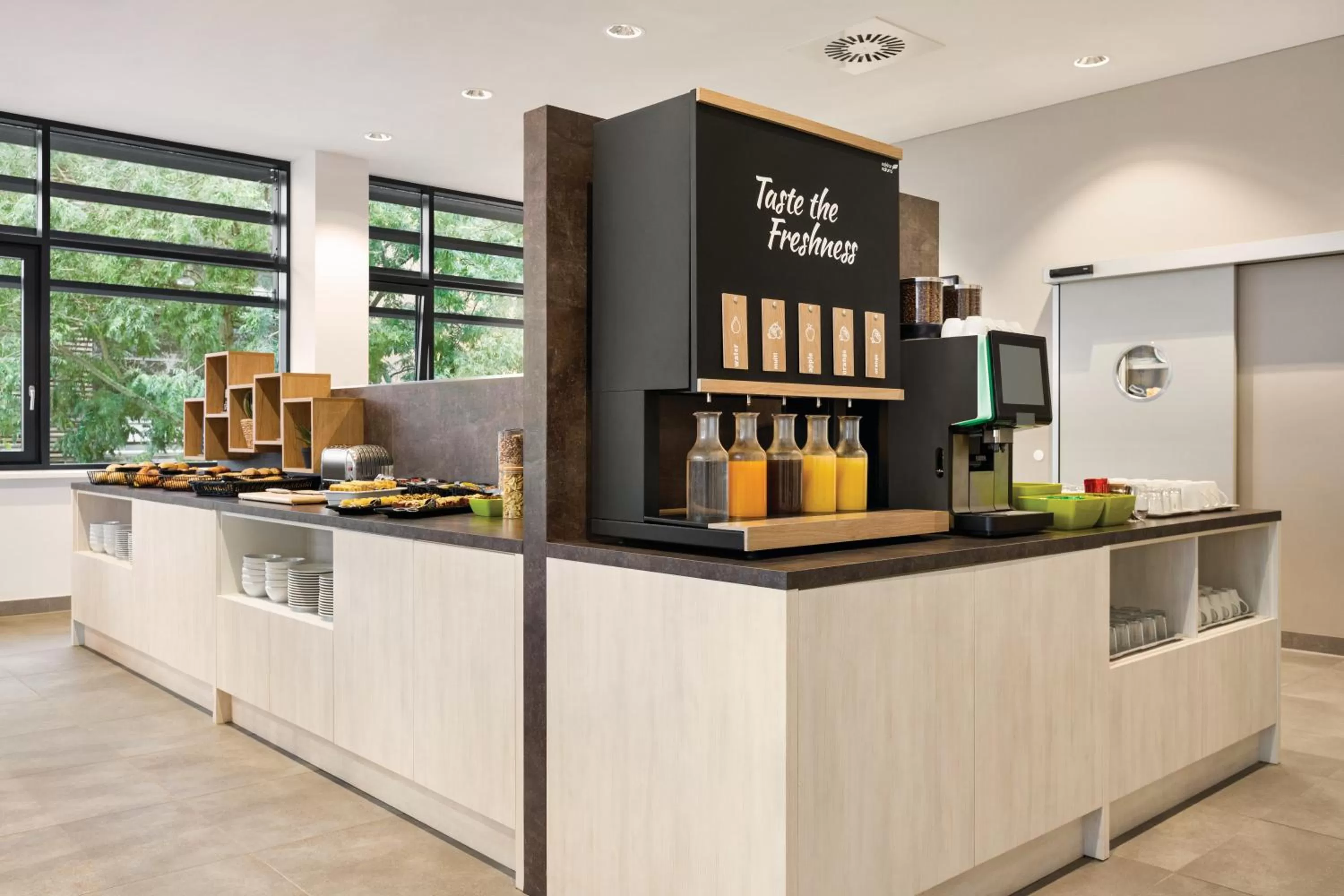 Buffet breakfast in Super 8 by Wyndham Koblenz