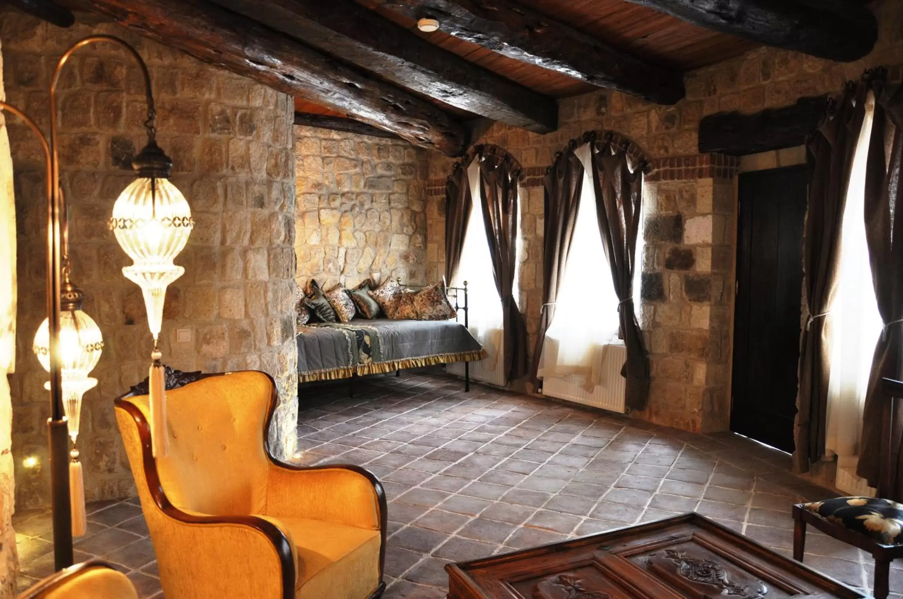 Decorative detail, Seating Area in Dere Suites Cappadocia