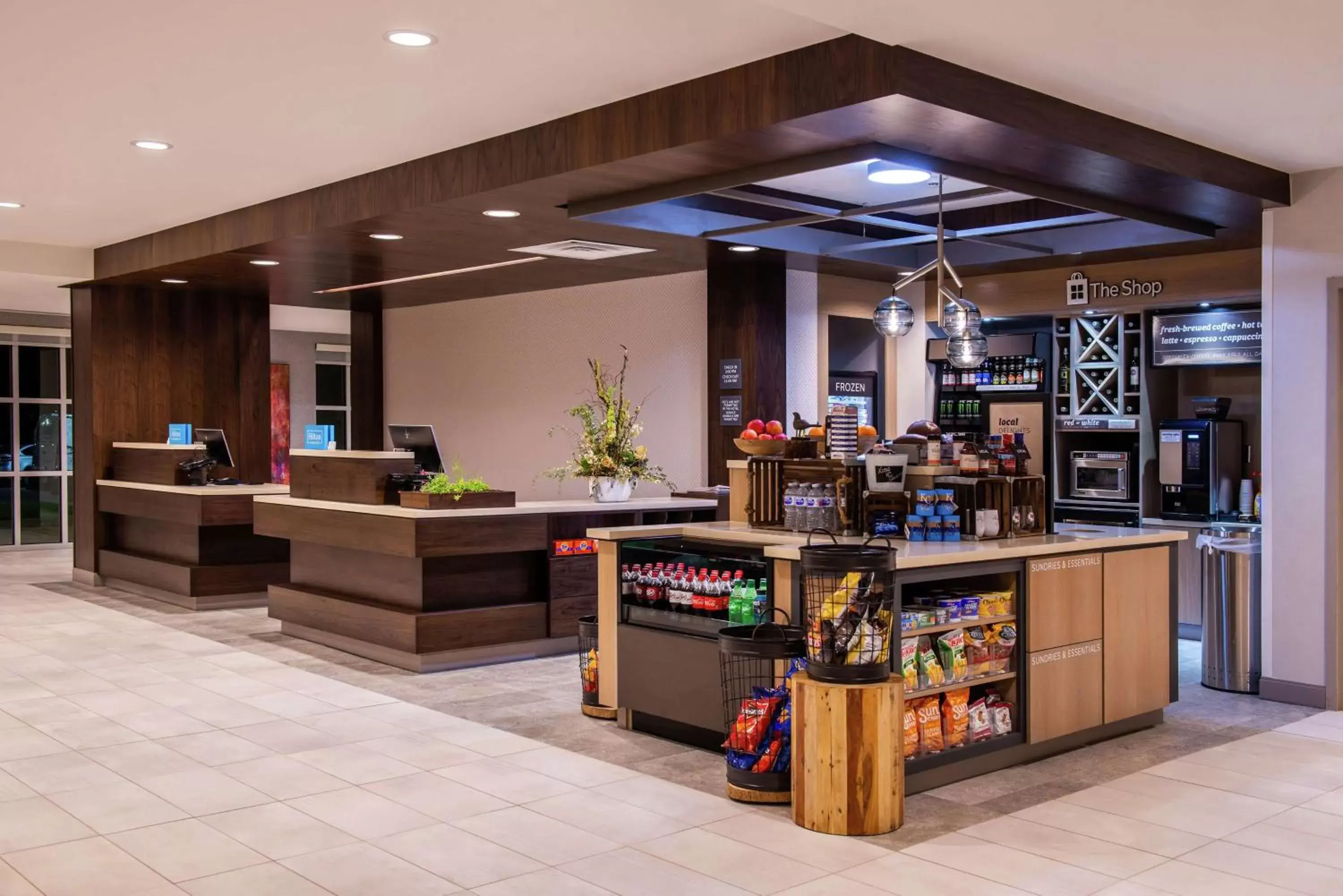 Lobby or reception in Hilton Garden Inn Kansas City Airport Mo