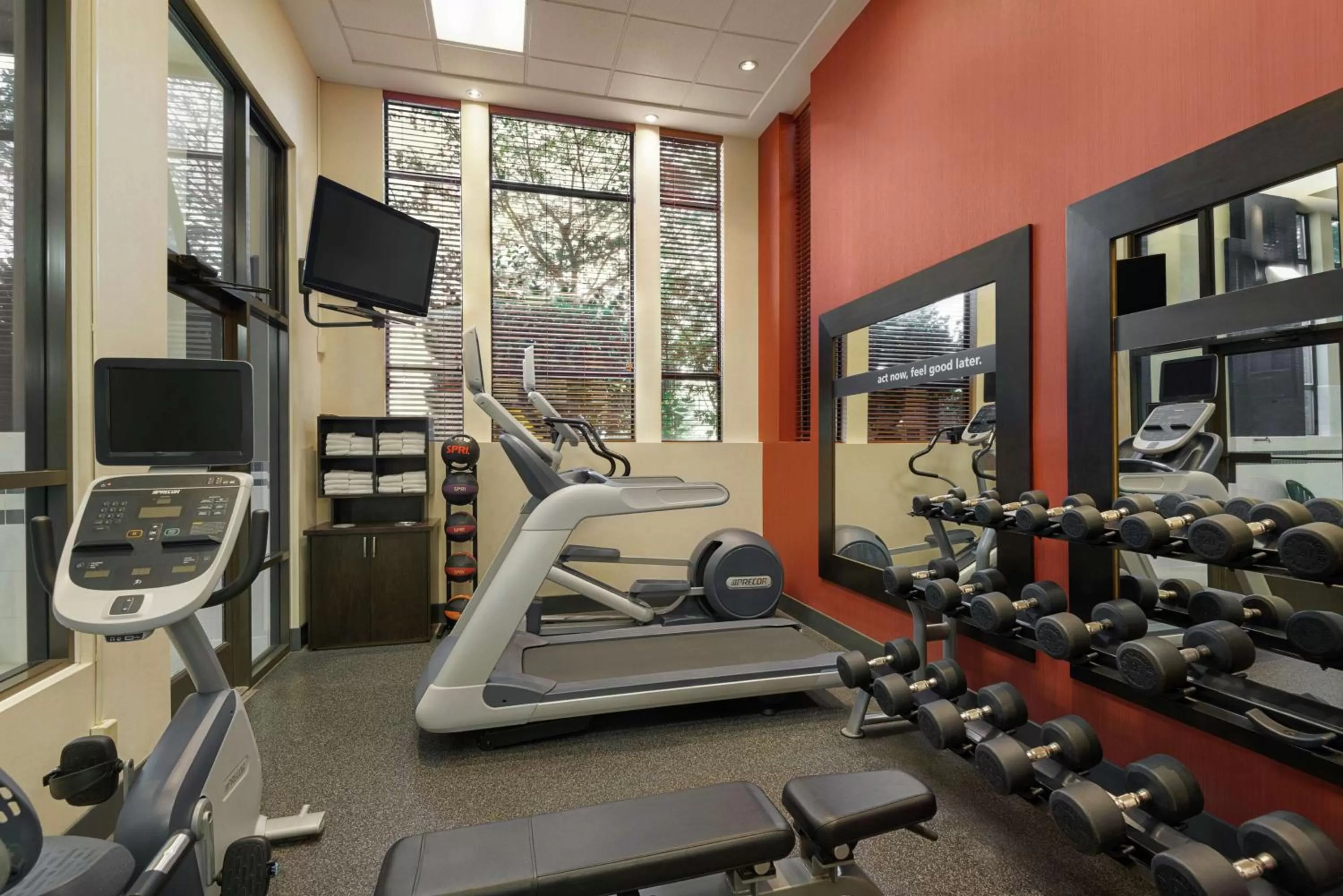 Fitness centre/facilities in Hampton Inn & Suites by Hilton Langley-Surrey