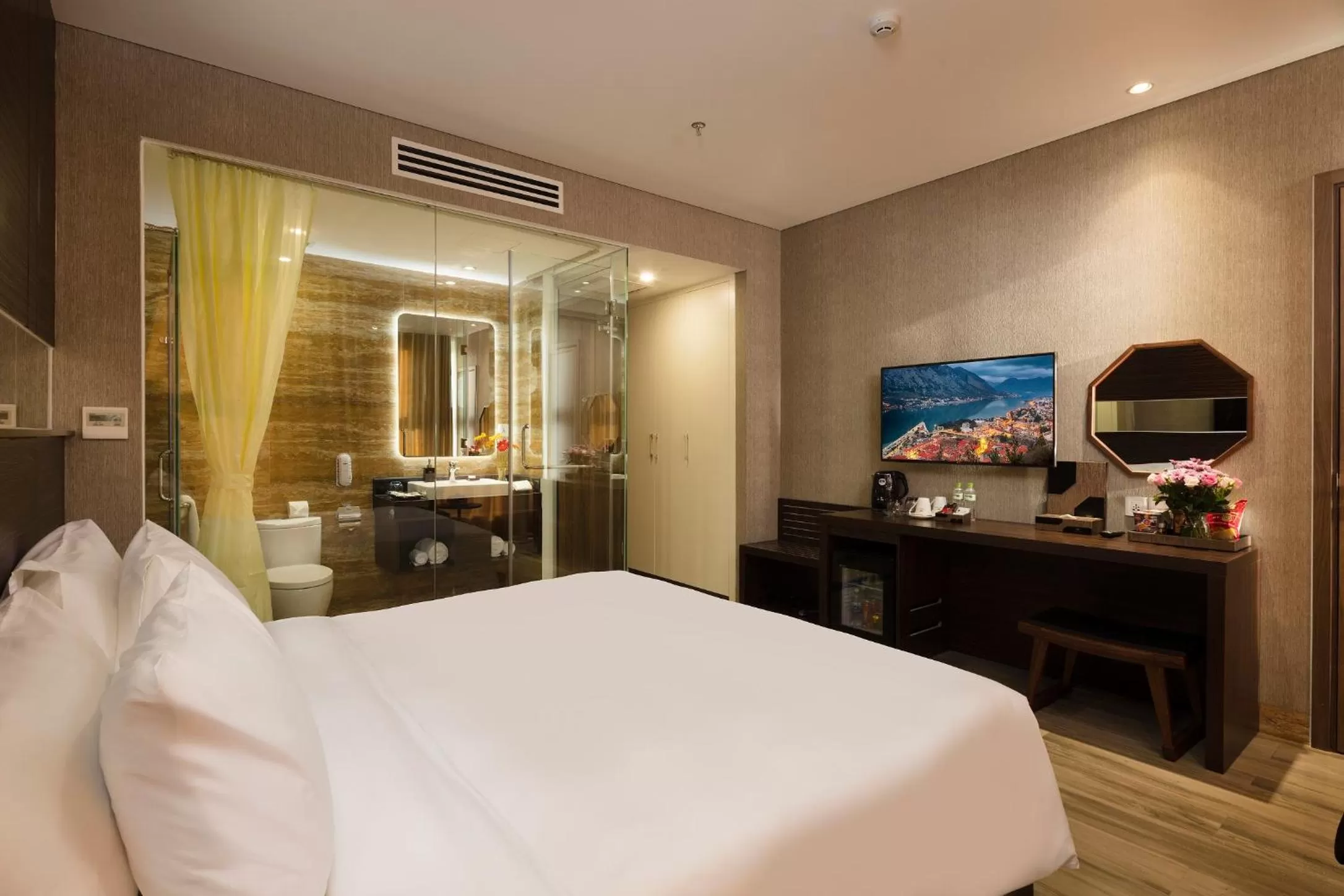 Photo of the whole room, Bed in Emerald Bay Hotel & Spa Nha Trang