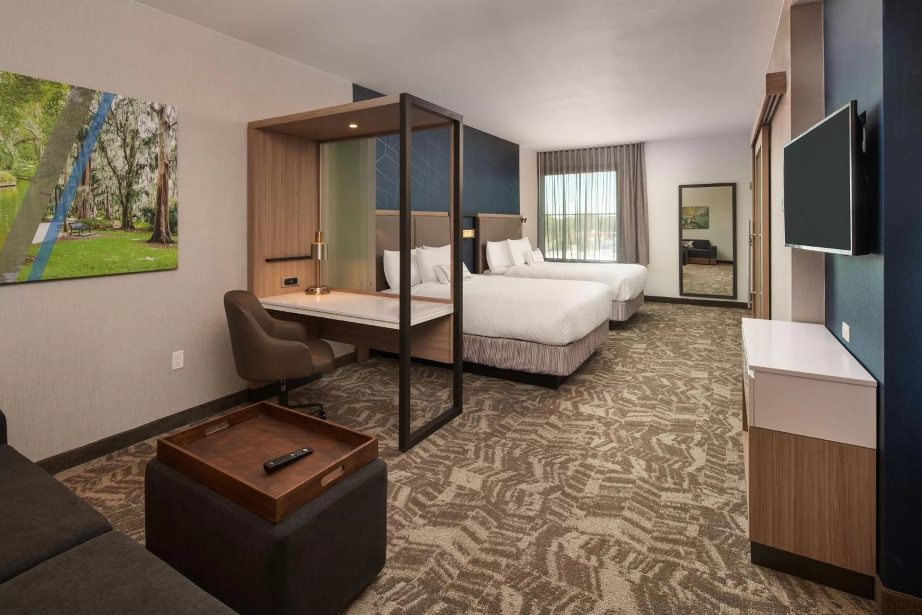 Photo of the whole room, Bed in SpringHill Suites by Marriott Winter Park