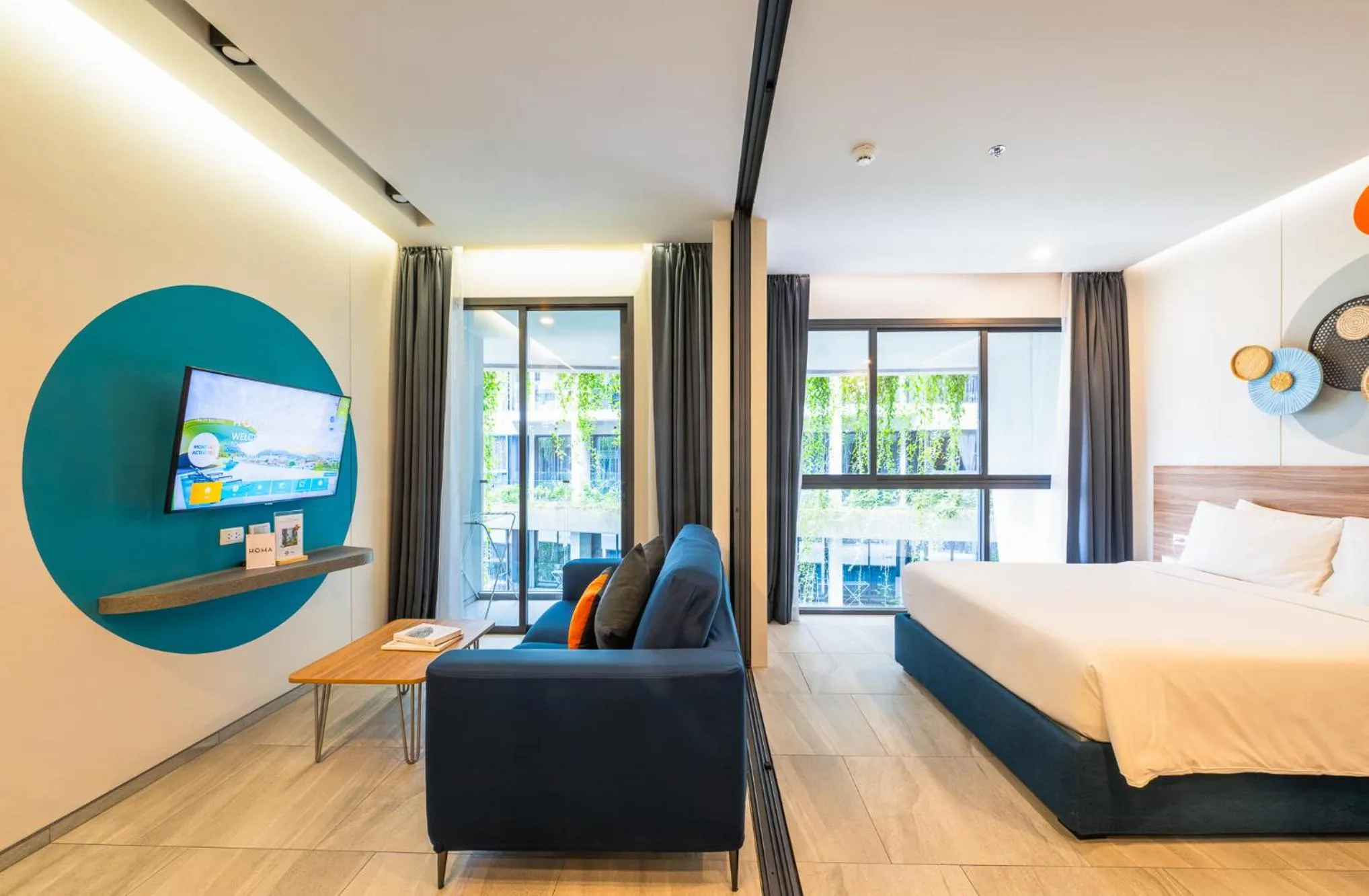 TV and multimedia, Bed in HOMA Phuket Town