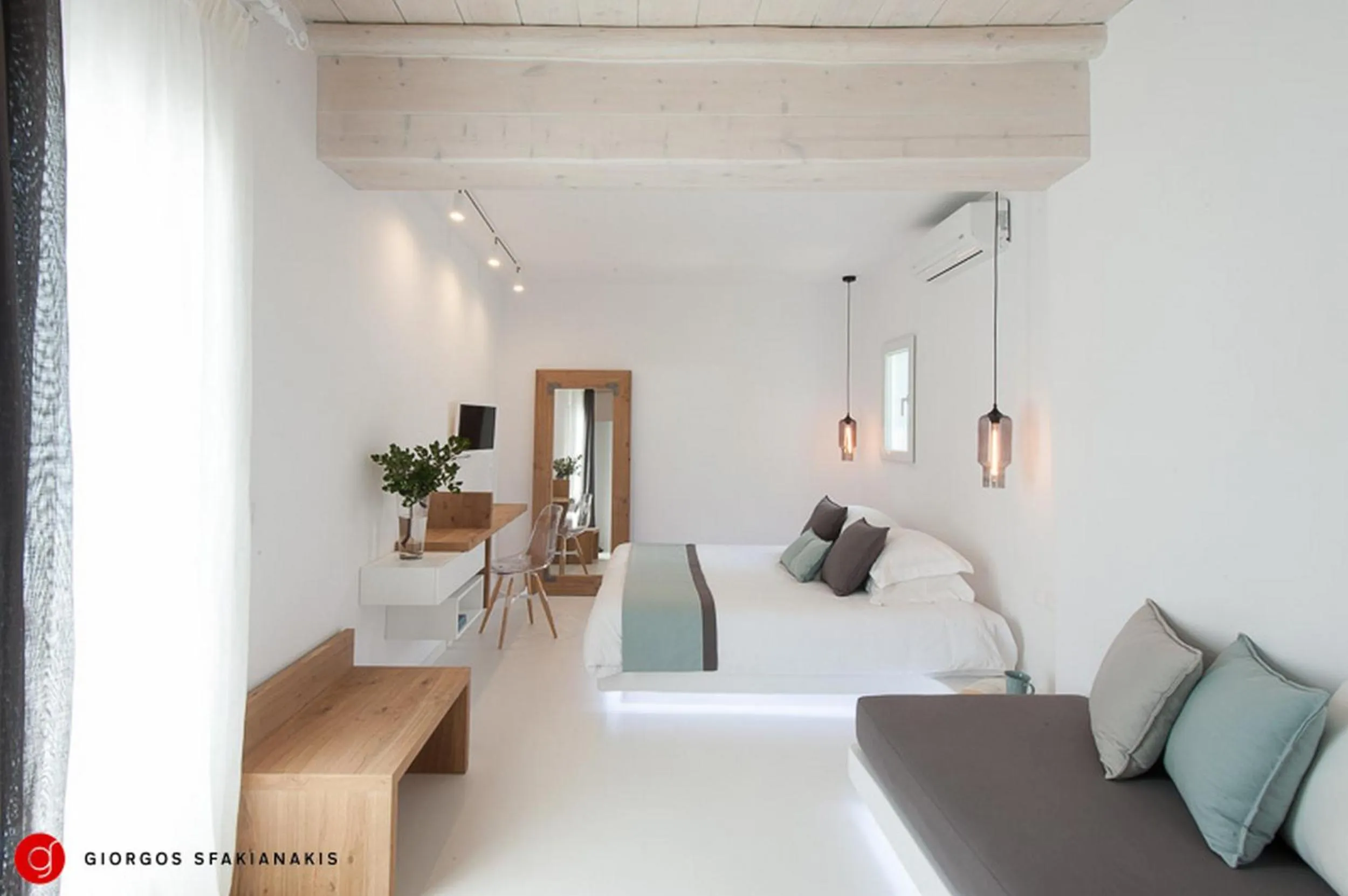 Photo of the whole room, Bed in A Hotel Mykonos