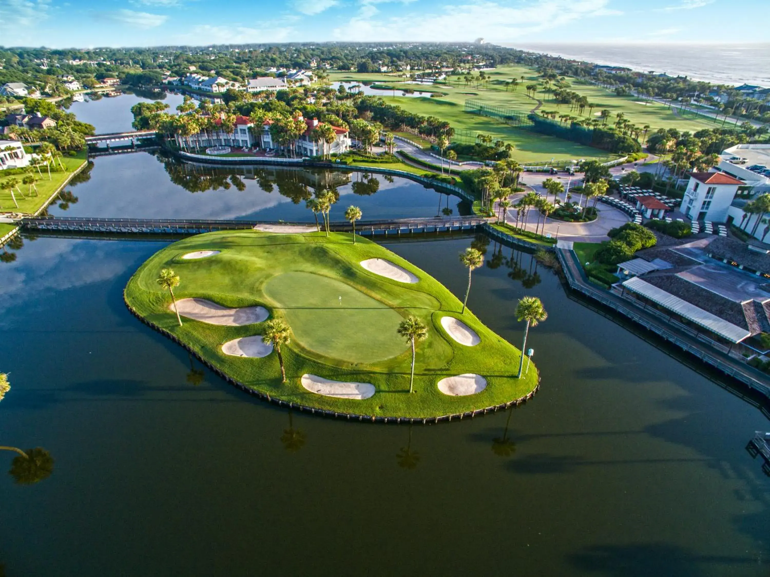 Golfcourse, Bird's-eye View in The Lodge & Club at Ponte Vedra Beach