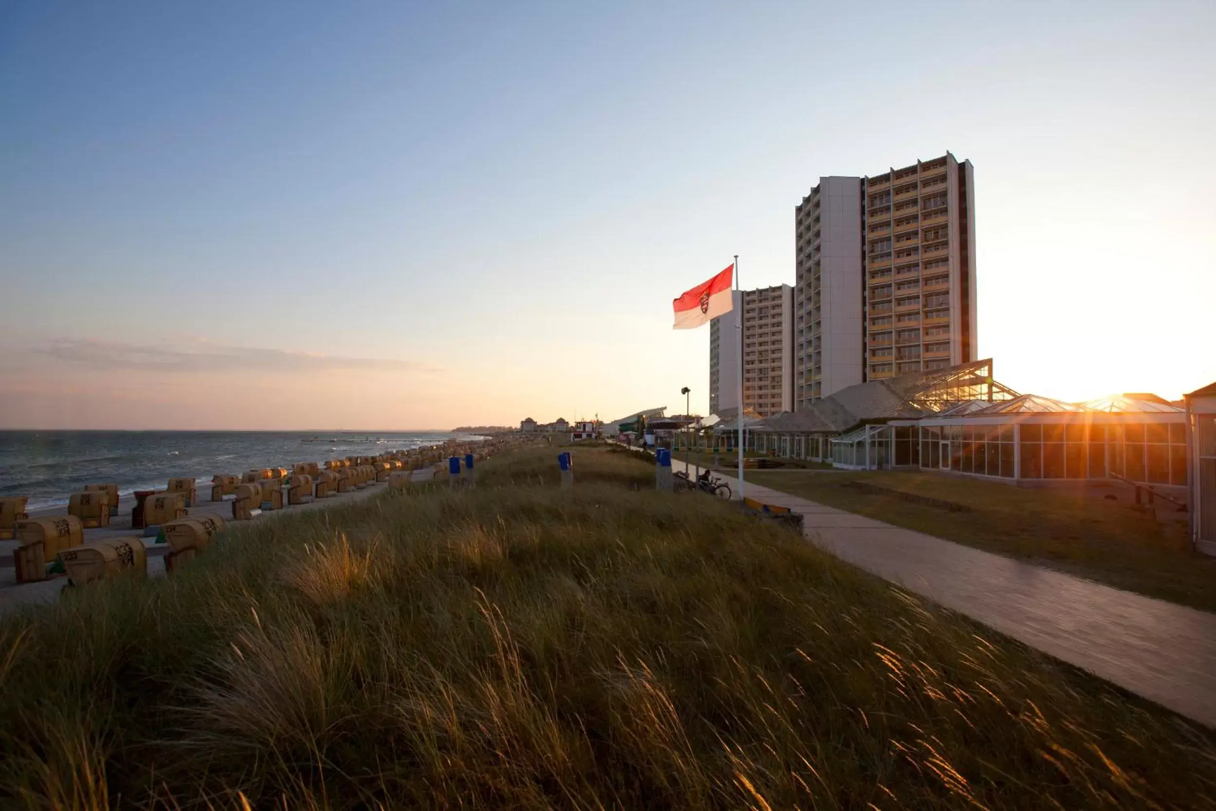 Sunset in IFA Fehmarn Hotel & Ferien-Centrum