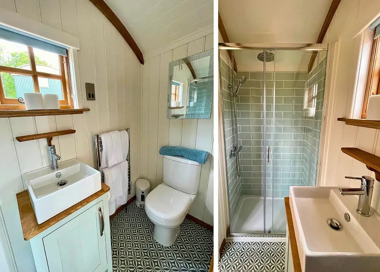 Bathroom in Beacon Country House Hotel & Luxury Shepherd Huts