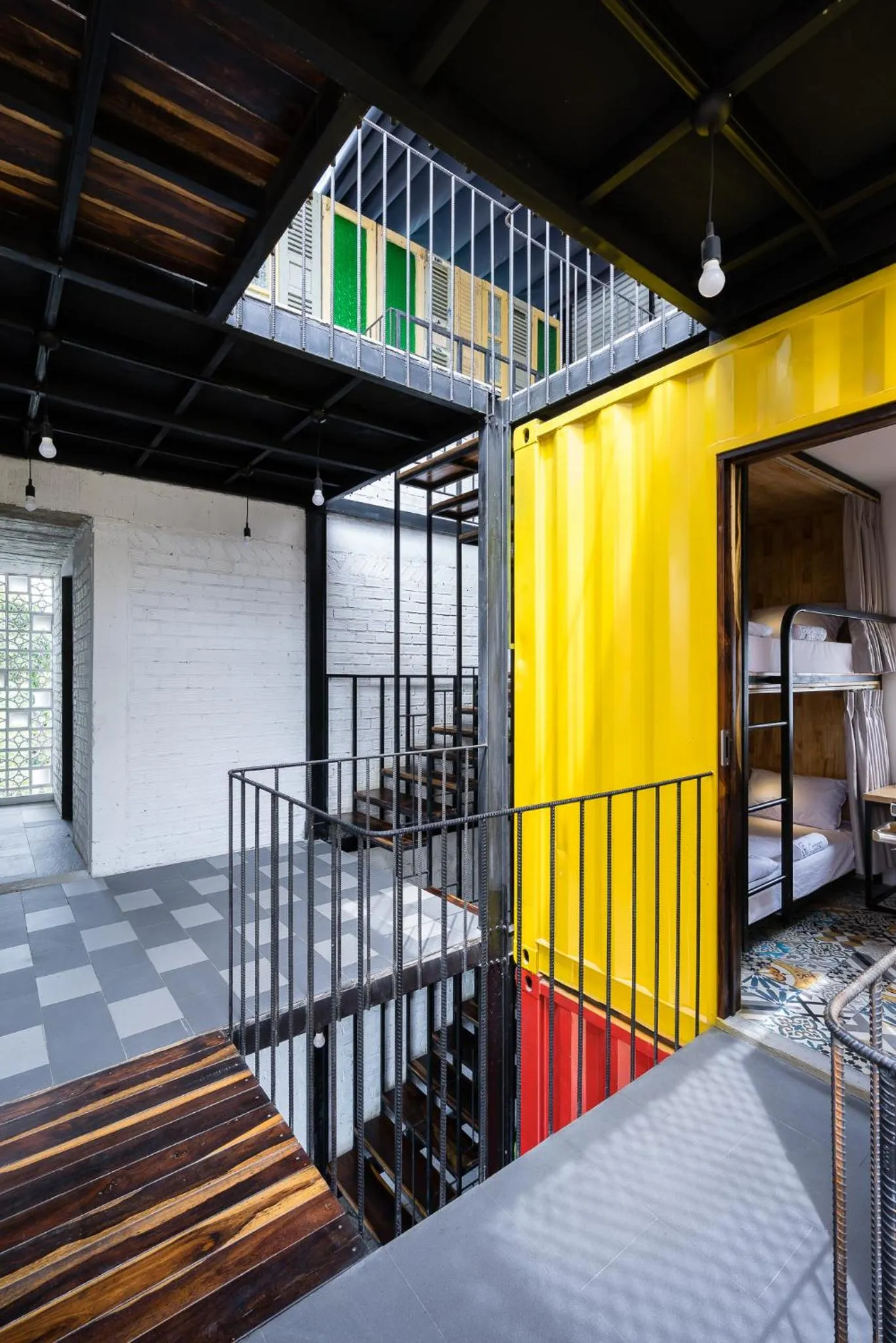 Balcony/Terrace, Bed in Ccasa Hostel