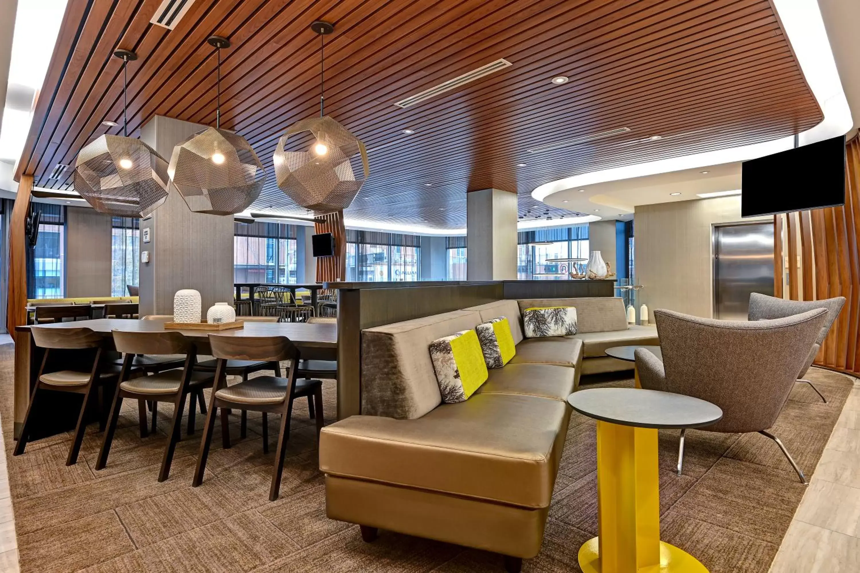 Dining area, Lounge/Bar in SpringHill Suites by Marriott Albuquerque University Area