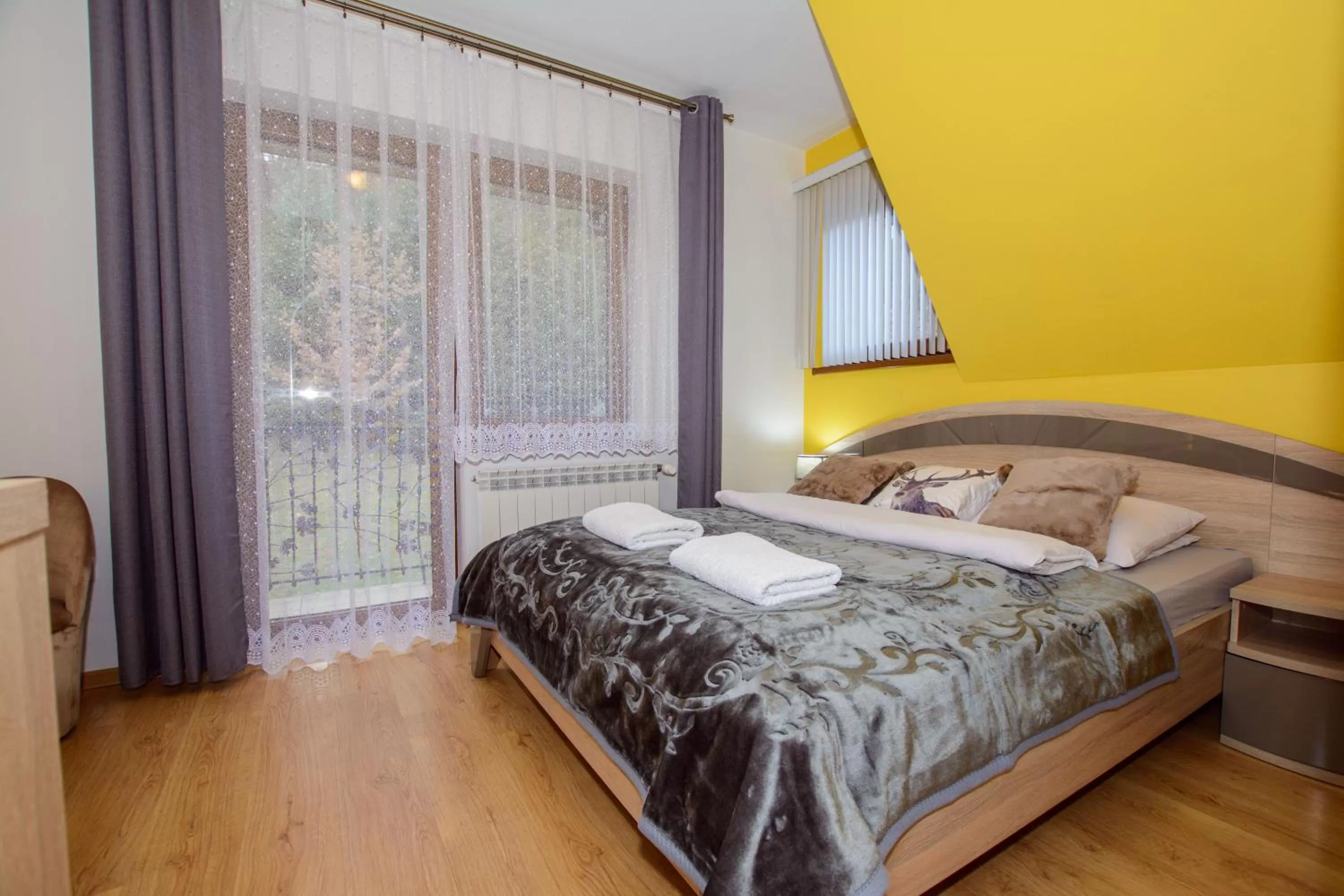 Bed in Leśny Dworek Biały Dunajec