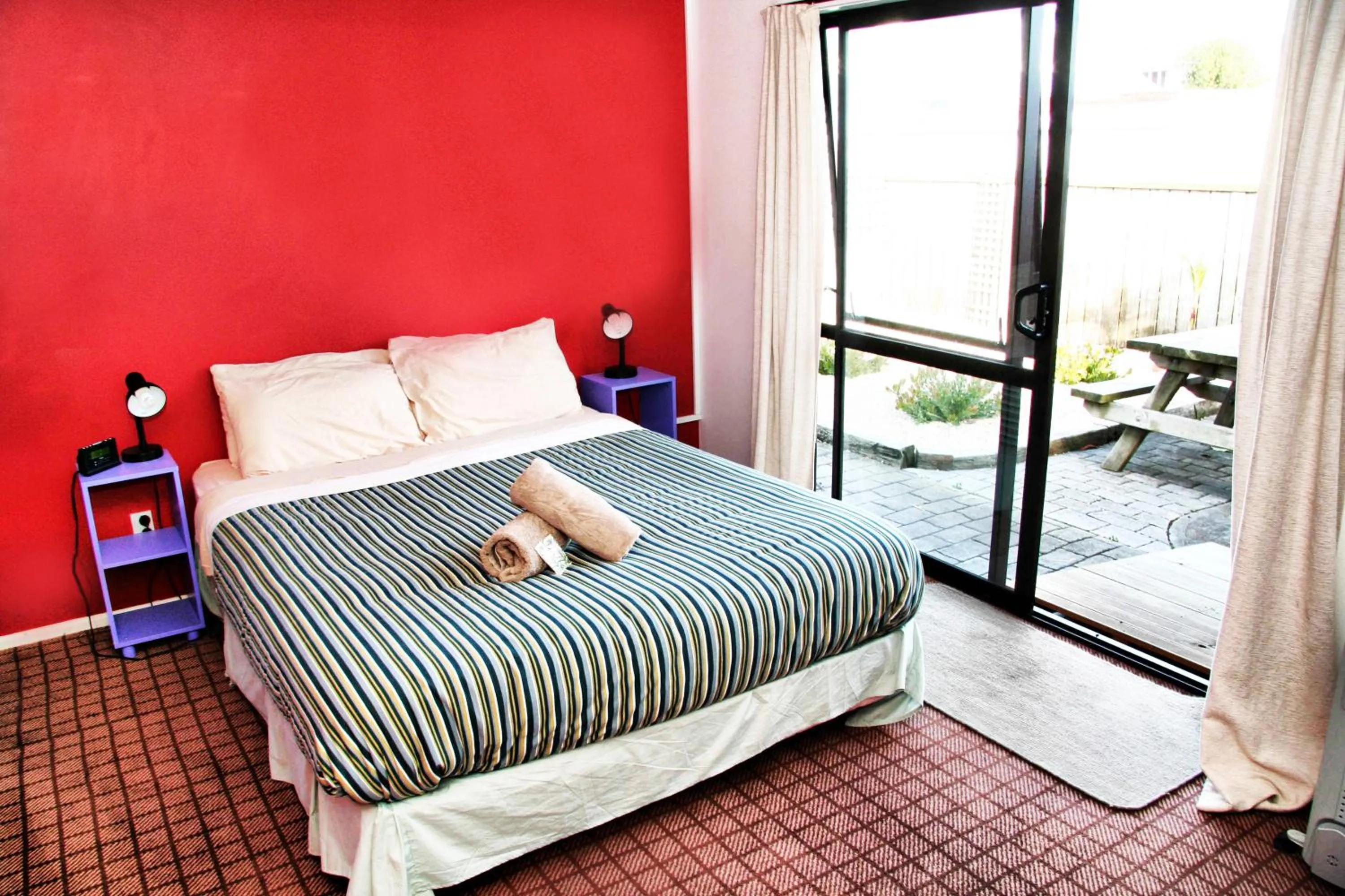 Bed in Tasman Bay Backpackers