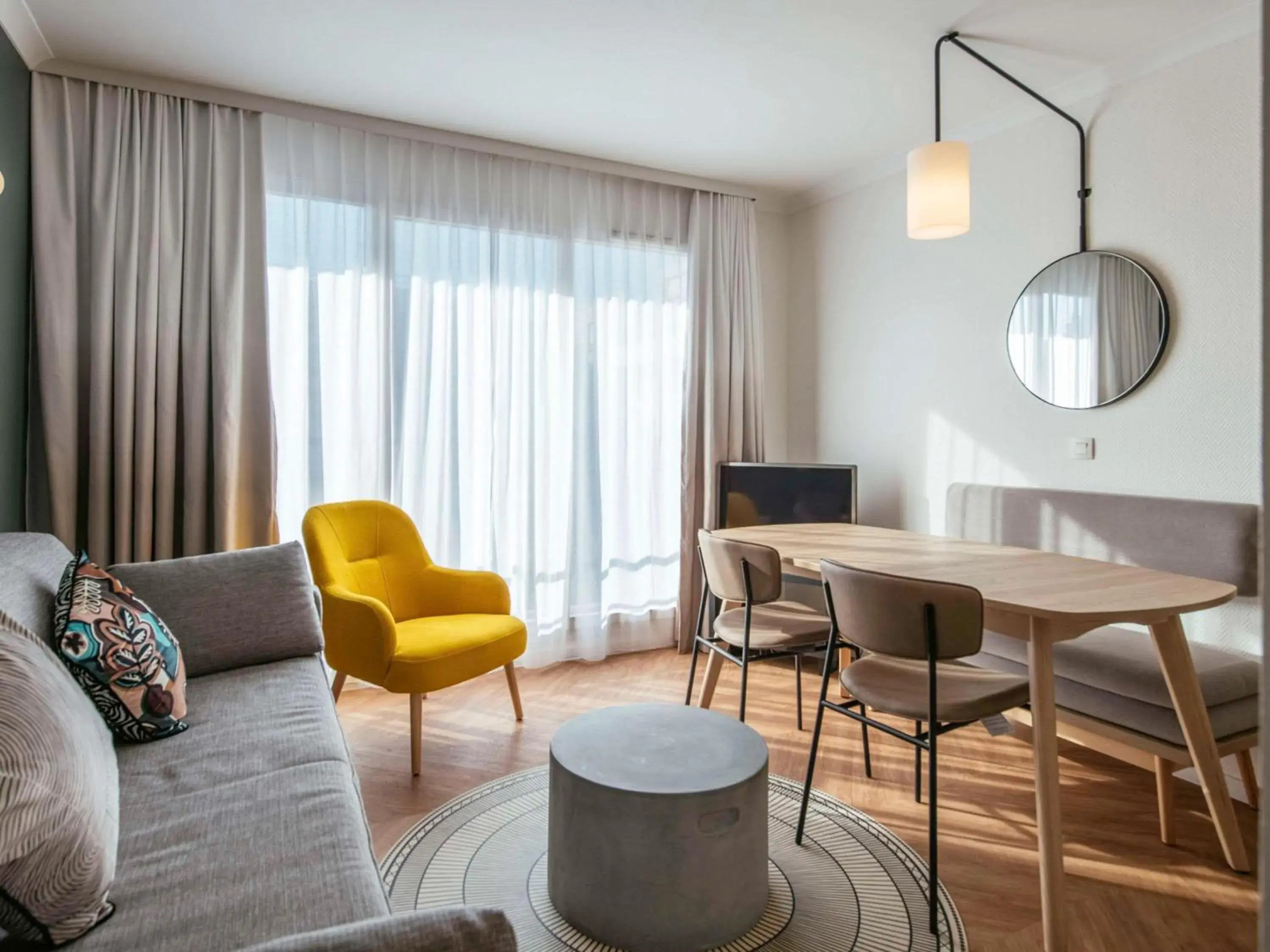 Bedroom, Seating Area in Adagio Paris Buttes Chaumont Aparthotel