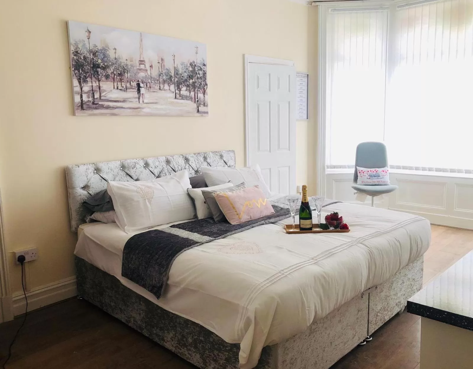 Bed in The Winter Garden Suites