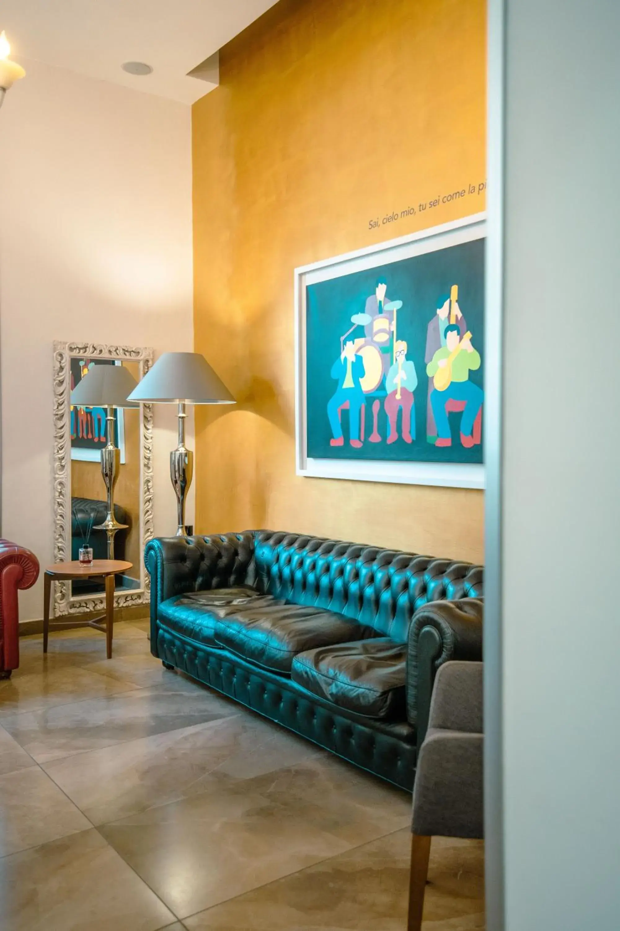 Lobby or reception in Hotel Bruman Salerno Lobby or reception in Hotel Bruman Salerno