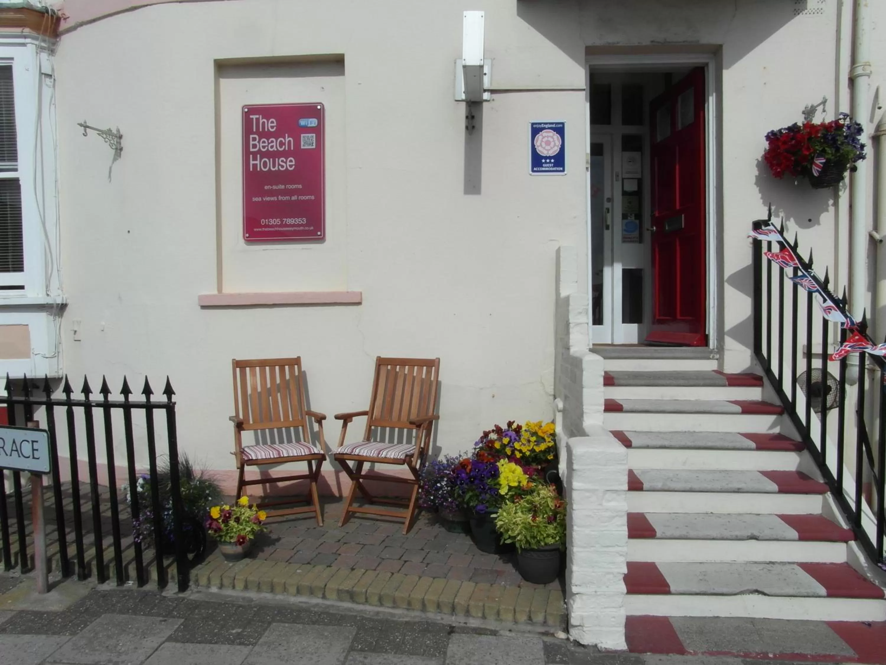 Facade/entrance in The Beach House