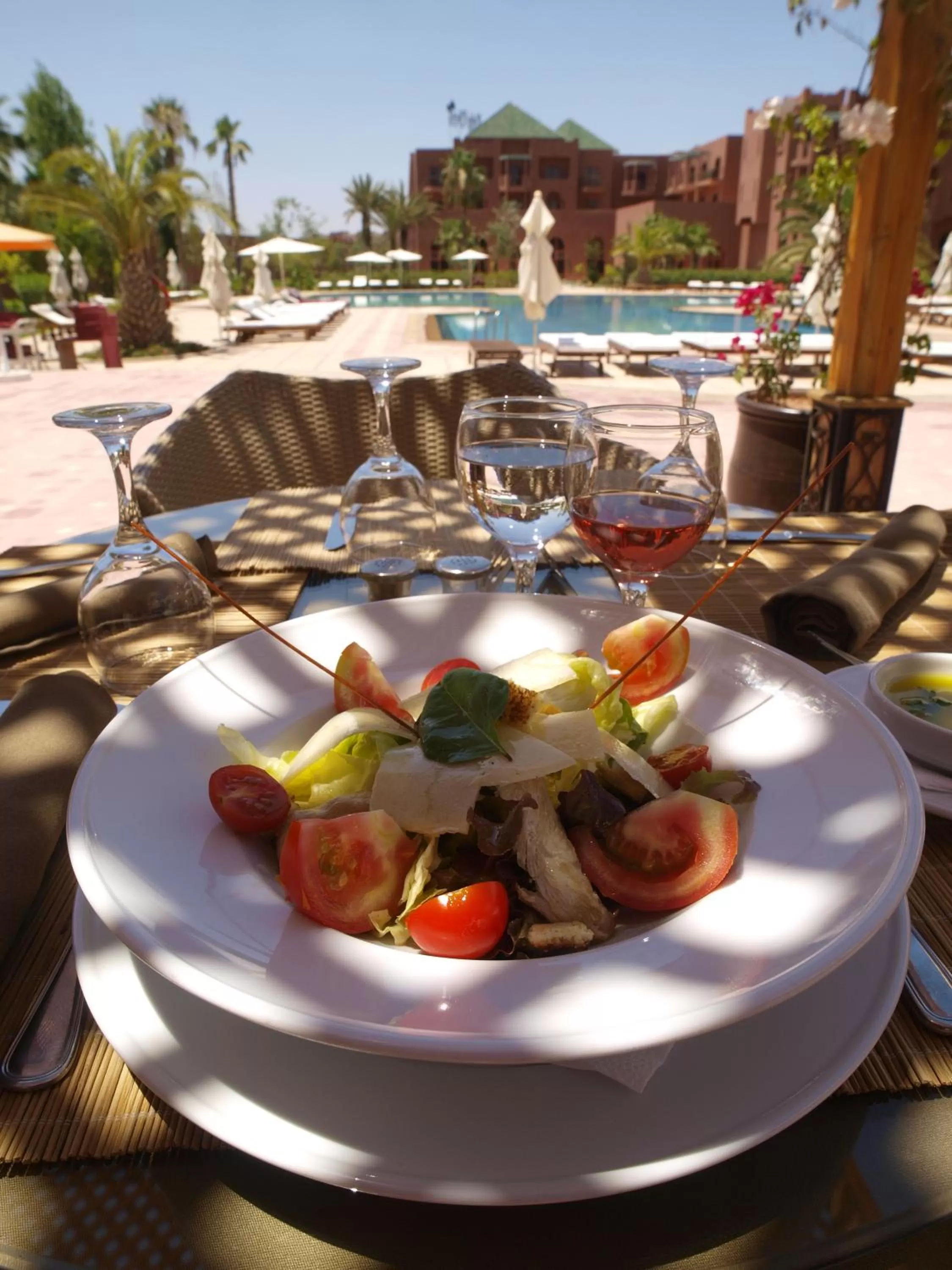 Food close-up in Palm Plaza Marrakech