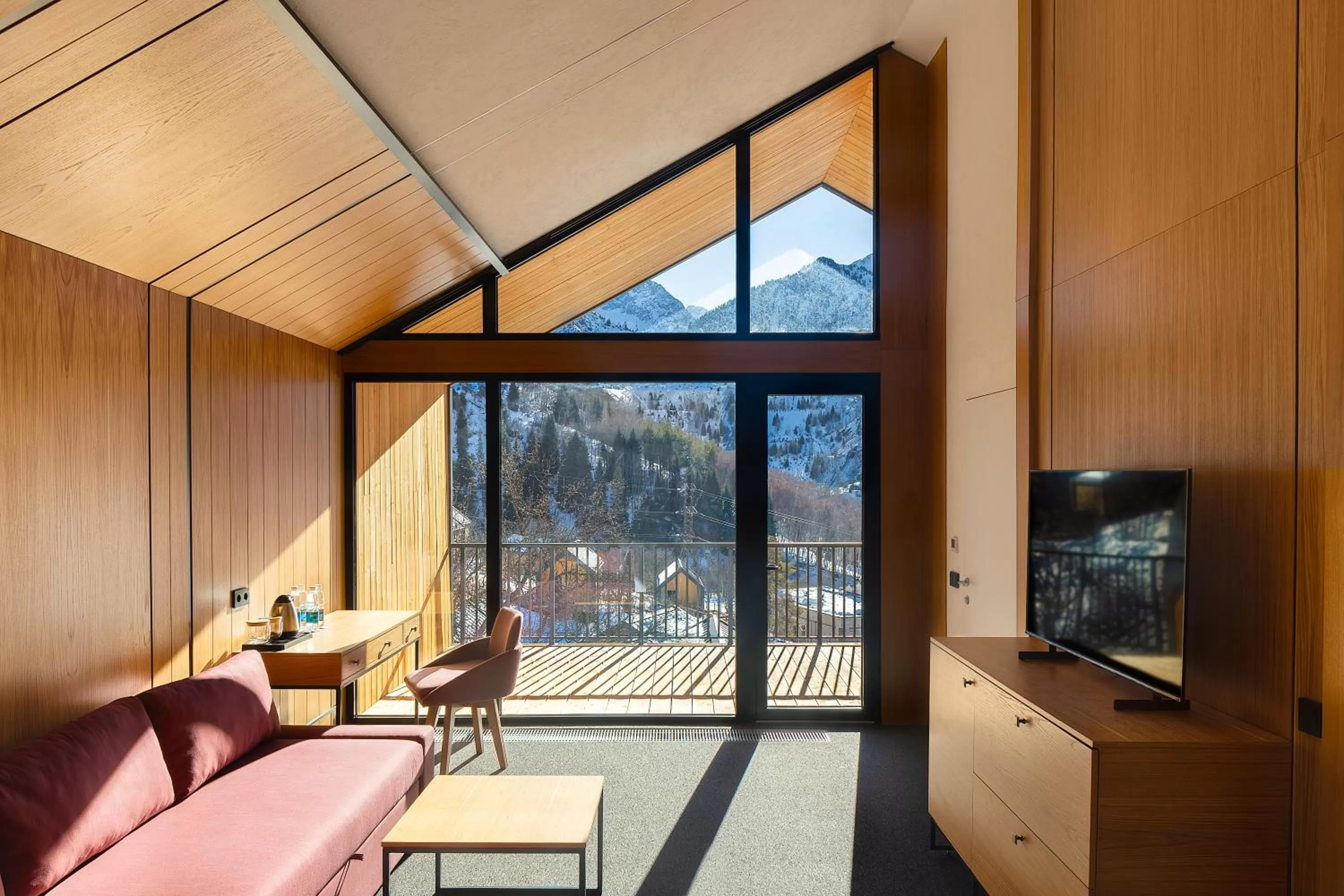 Living room in Qazaq Auyl Eco Hotel