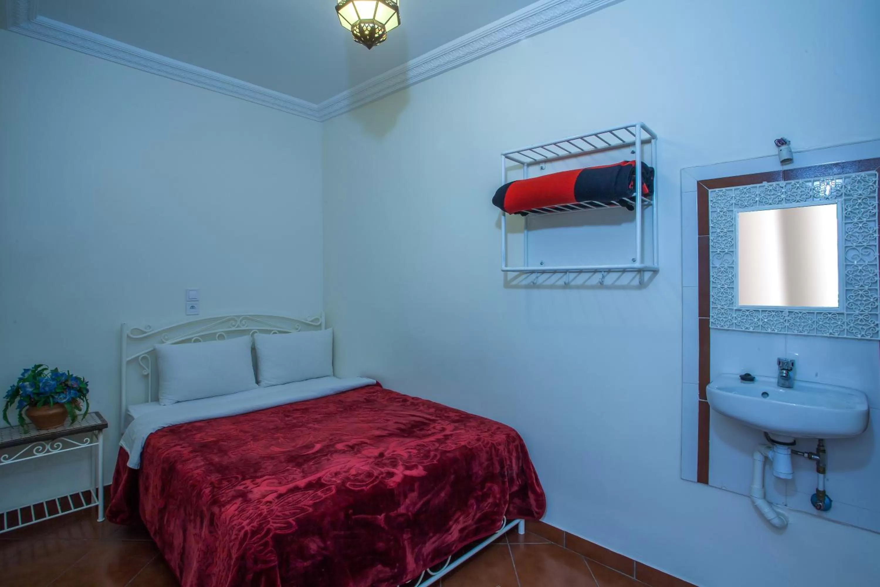 Bed in Hotel Zitoune